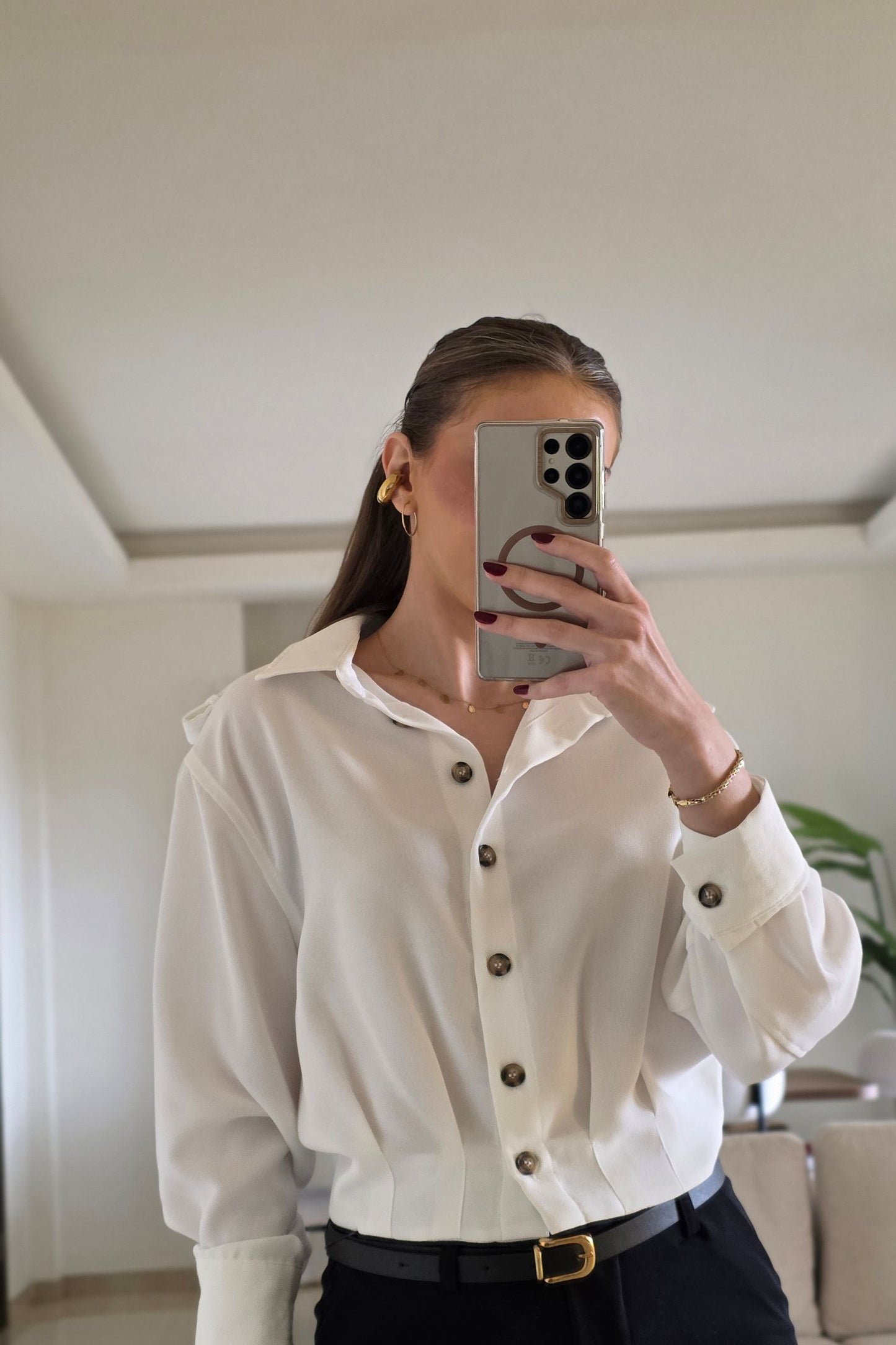 Natalia Shirt – White