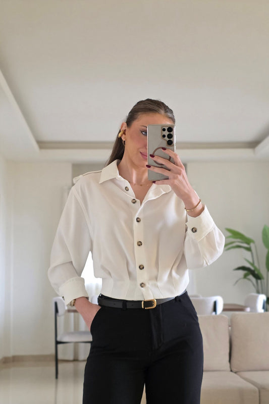 Natalia Shirt – White