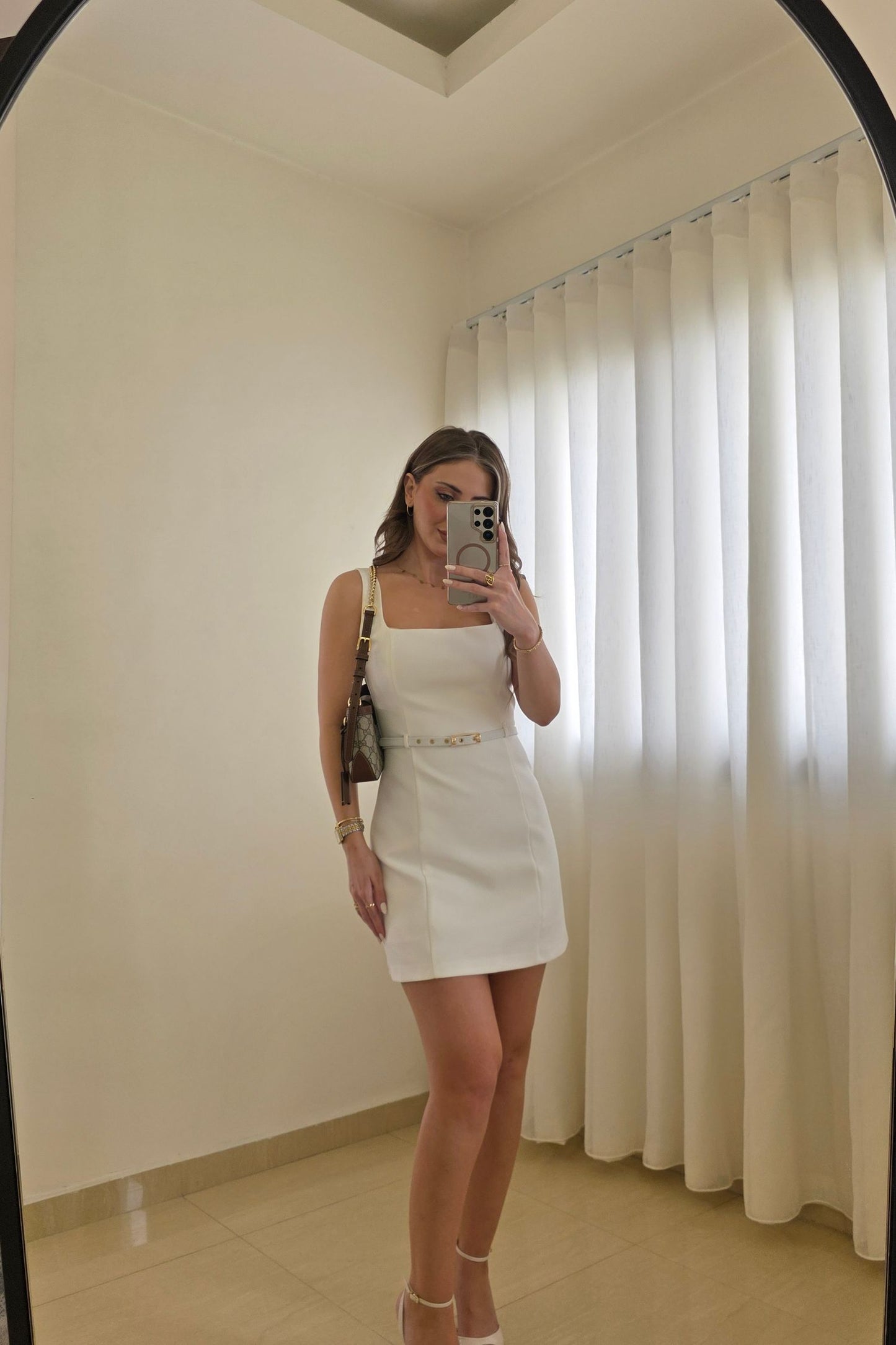 Liana Mini Dress – White
