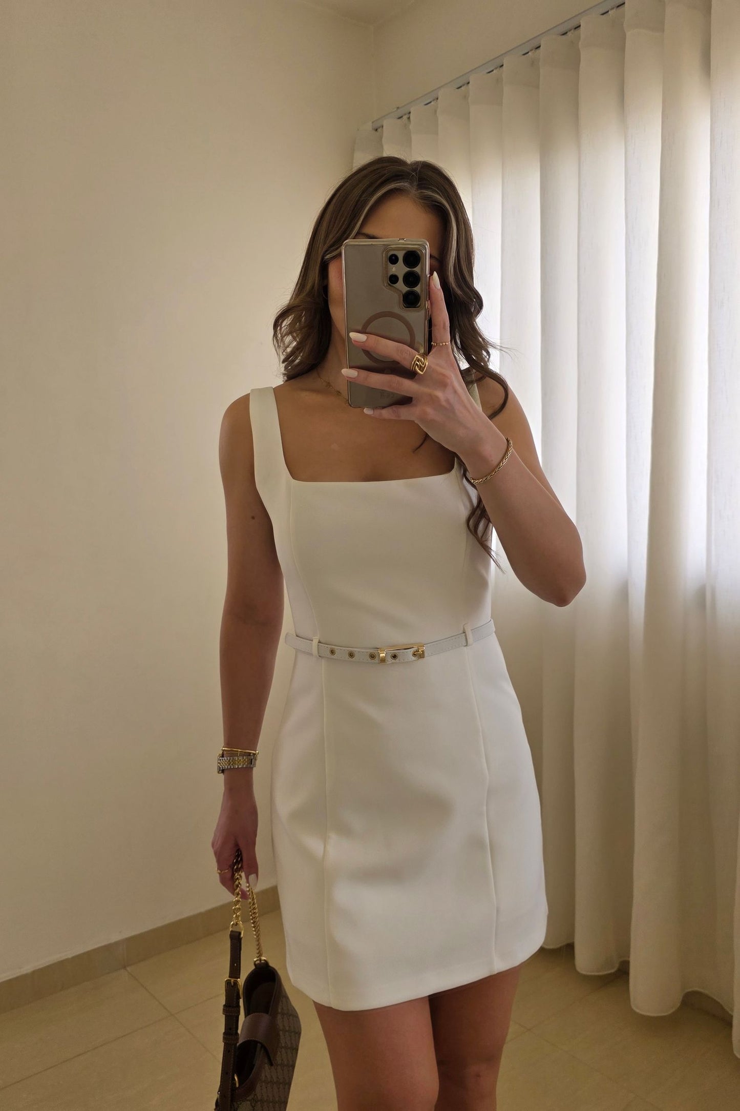 Liana Mini Dress – White