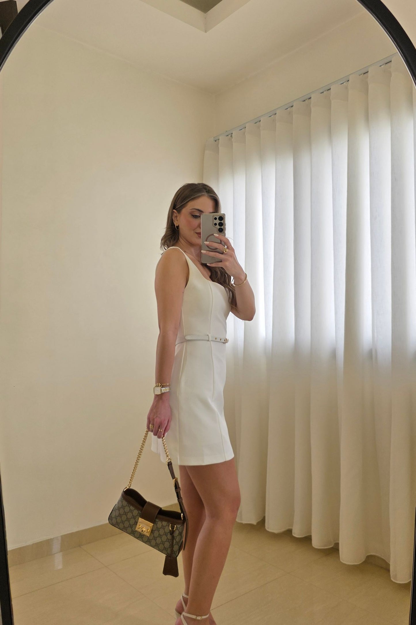 Liana Mini Dress – White