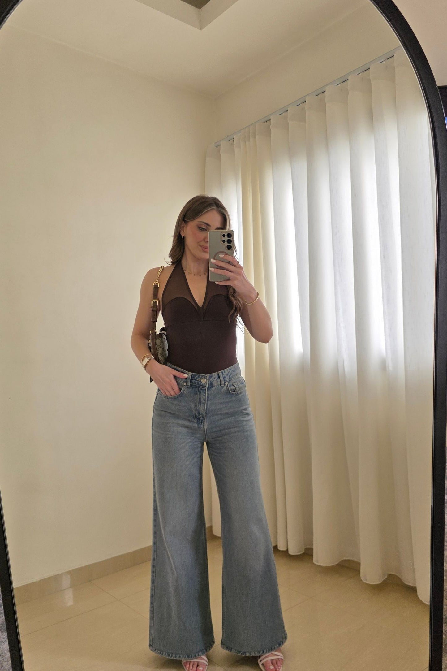 Livia Wide Leg Jeans – Light Blue