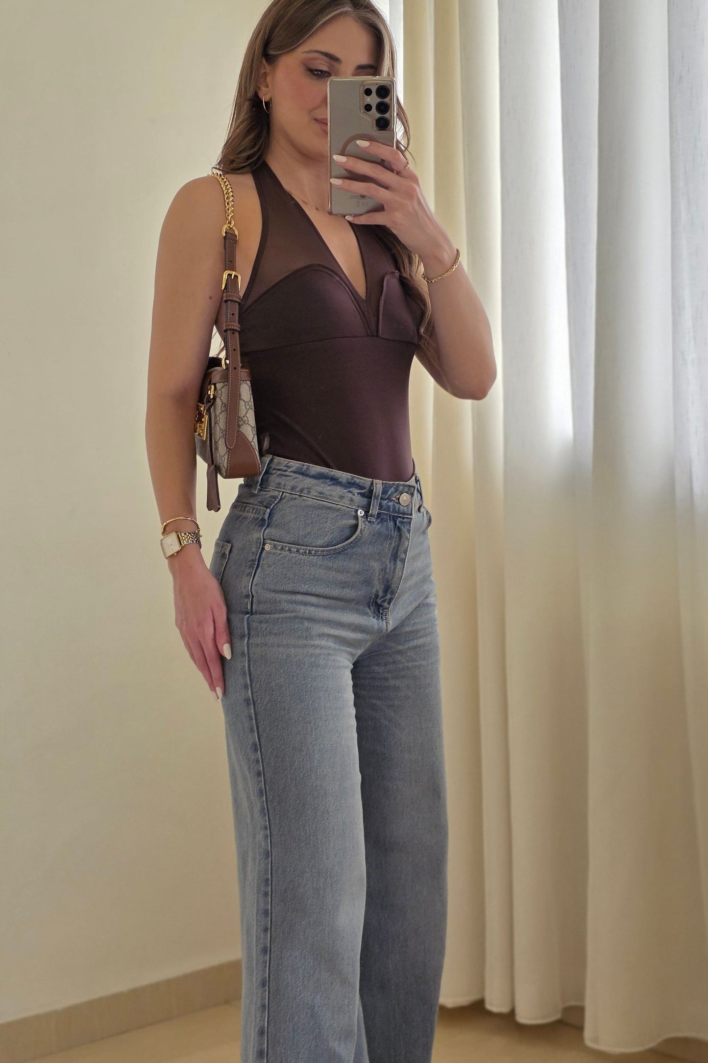 Livia Wide Leg Jeans – Light Blue