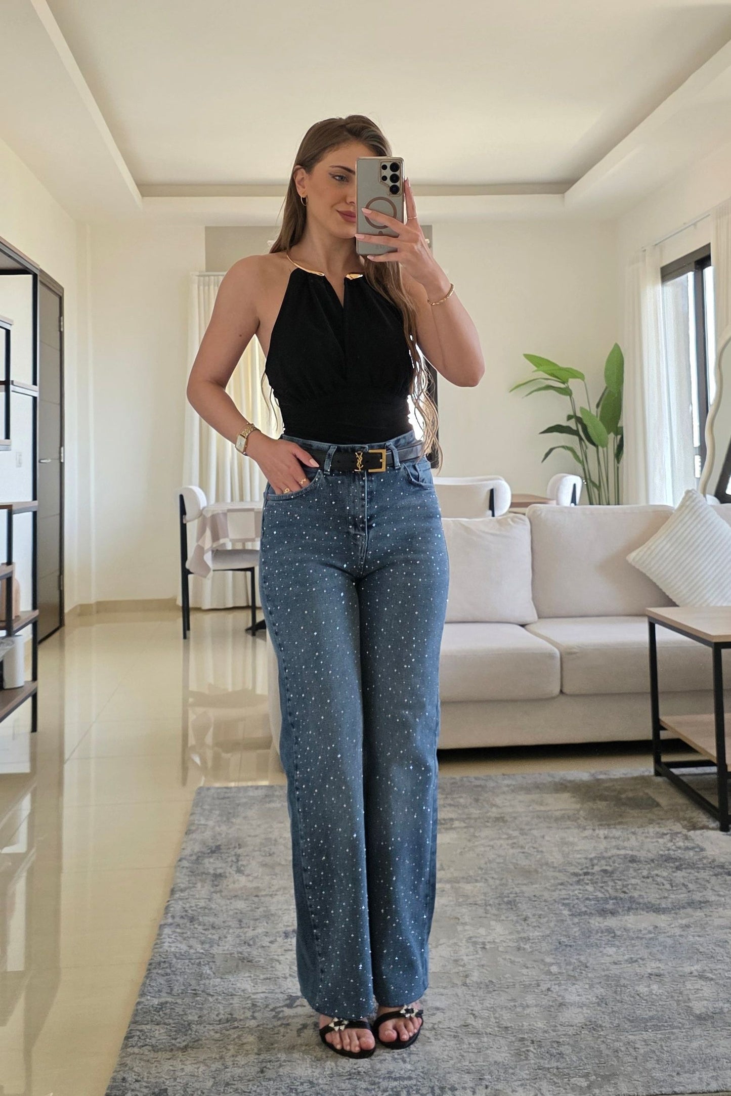 Sophie Straight Leg Lycra Jeans