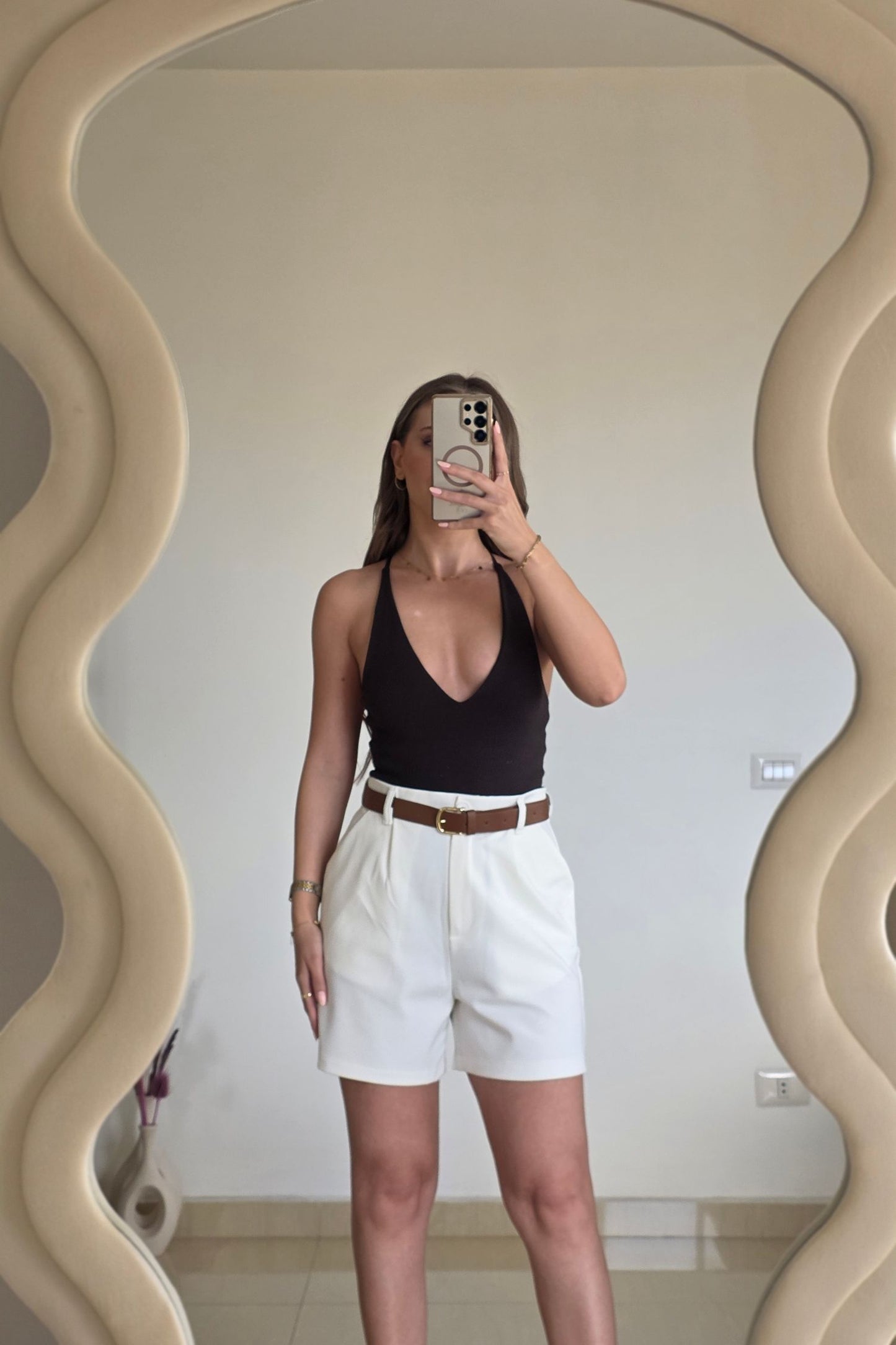 Ayla Bodysuit – Brown
