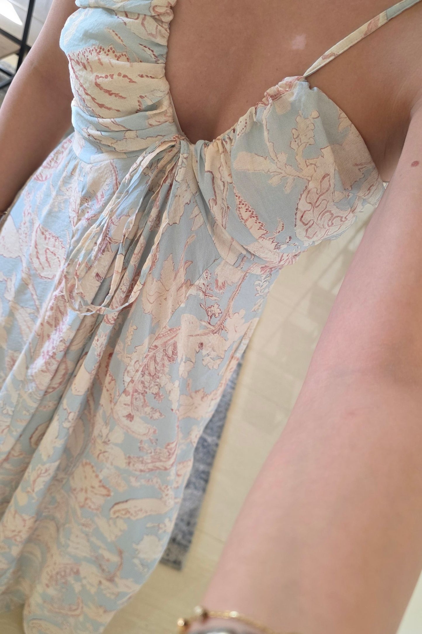 Lucia Maxi Dress – Pastel Print