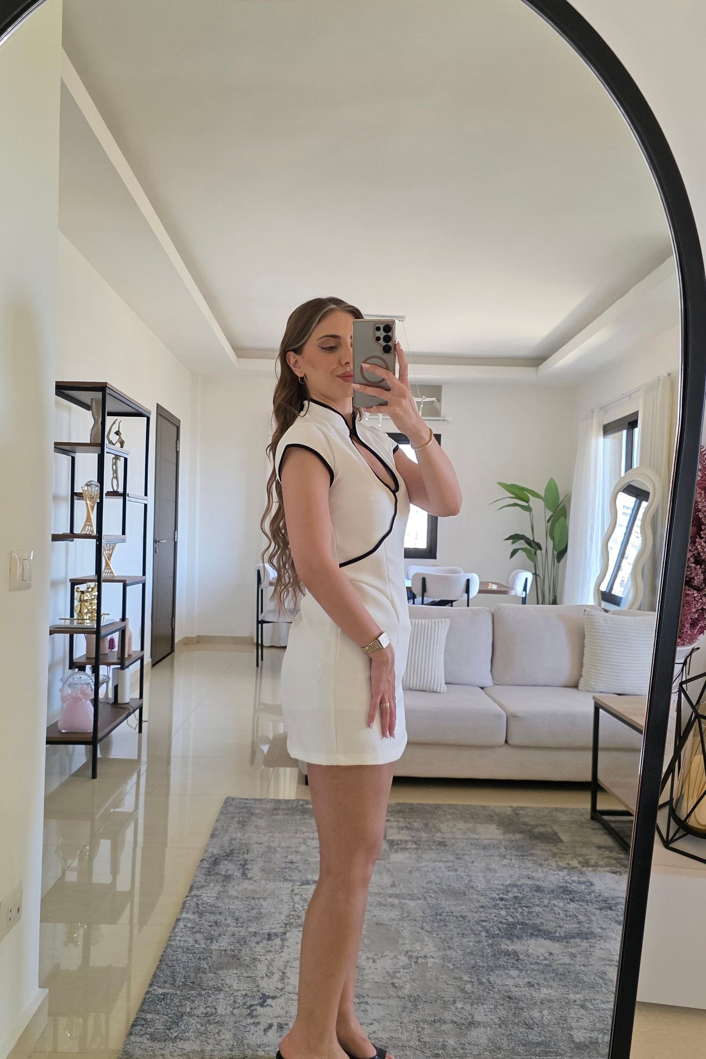 Maria Mini Dress – White