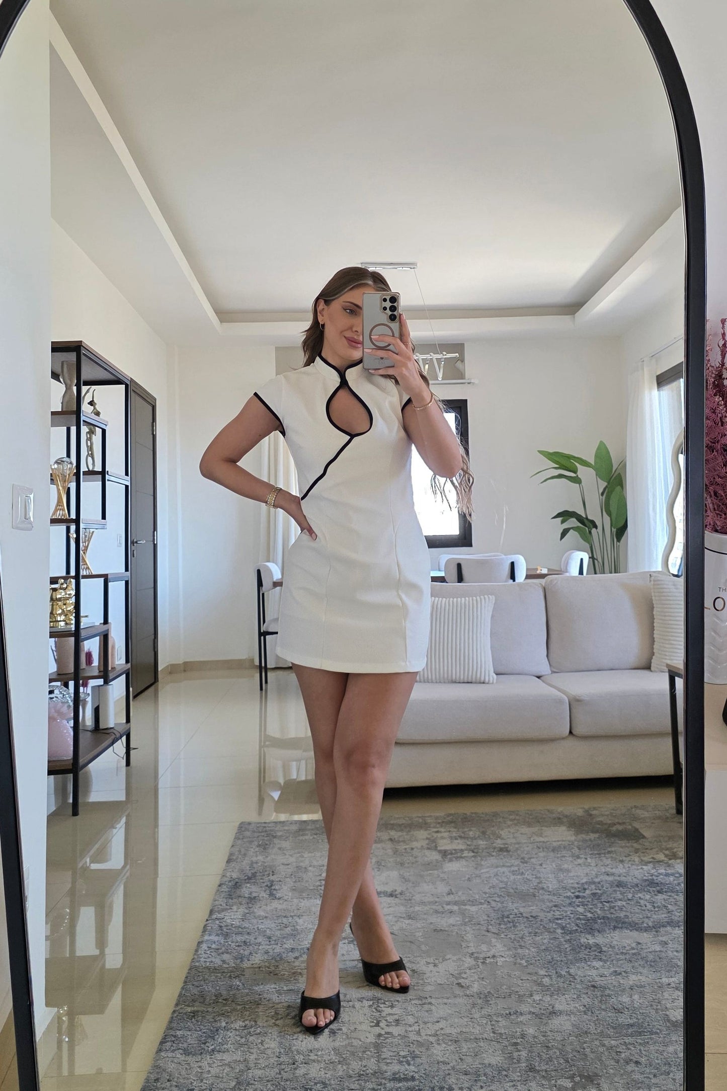 Maria Mini Dress – White