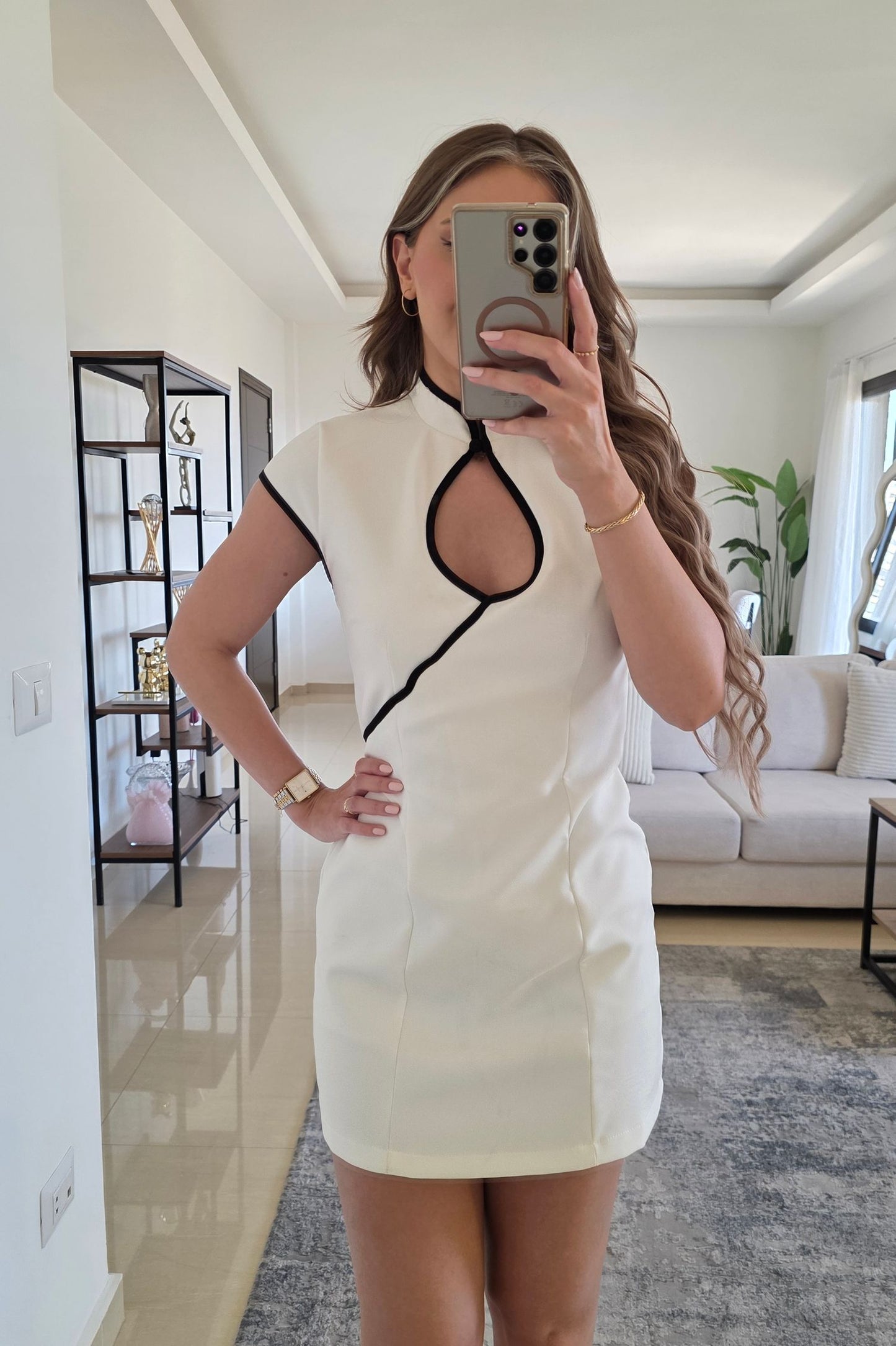 Maria Mini Dress – White