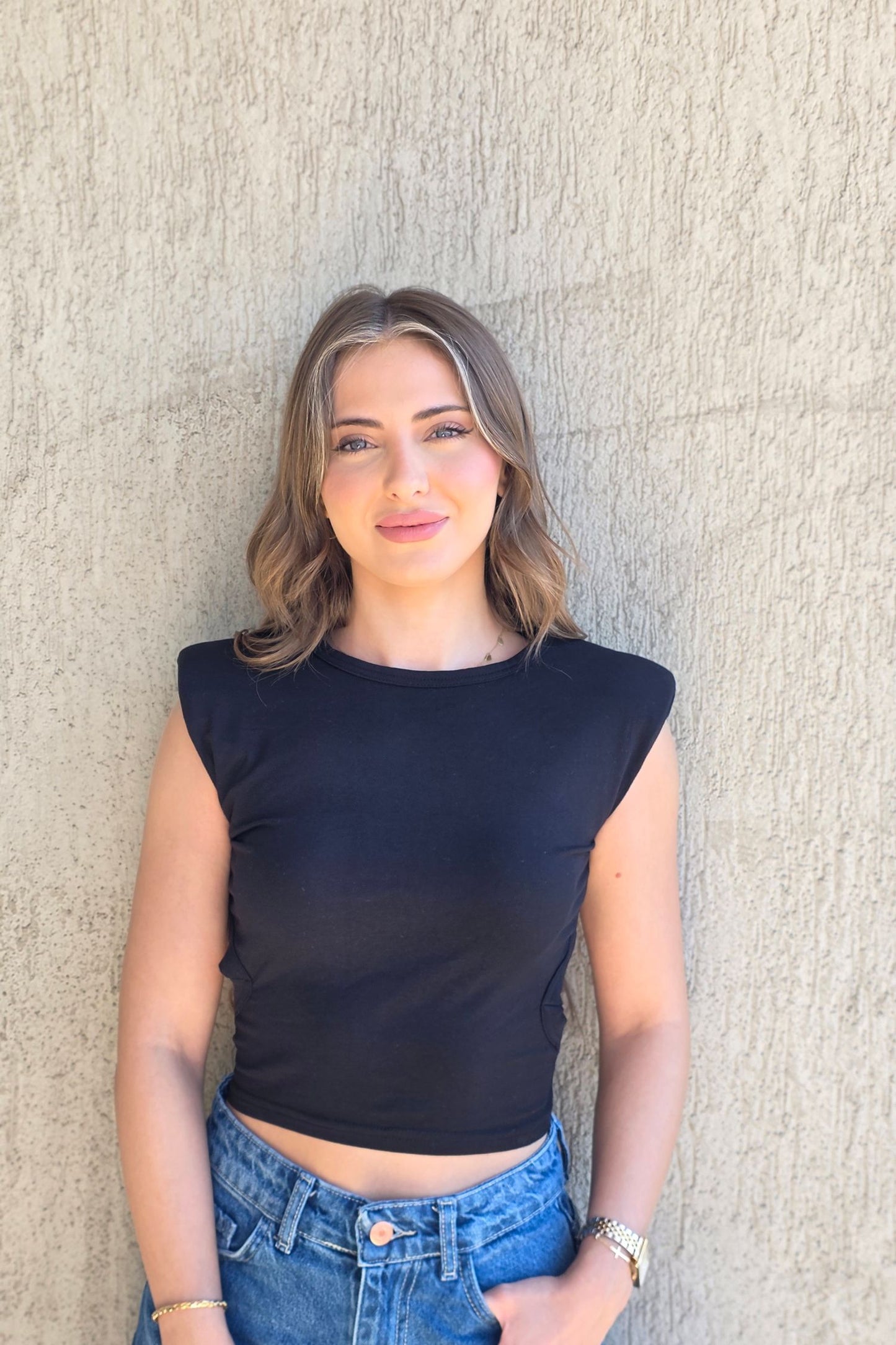Tatiana Crop Top – Black