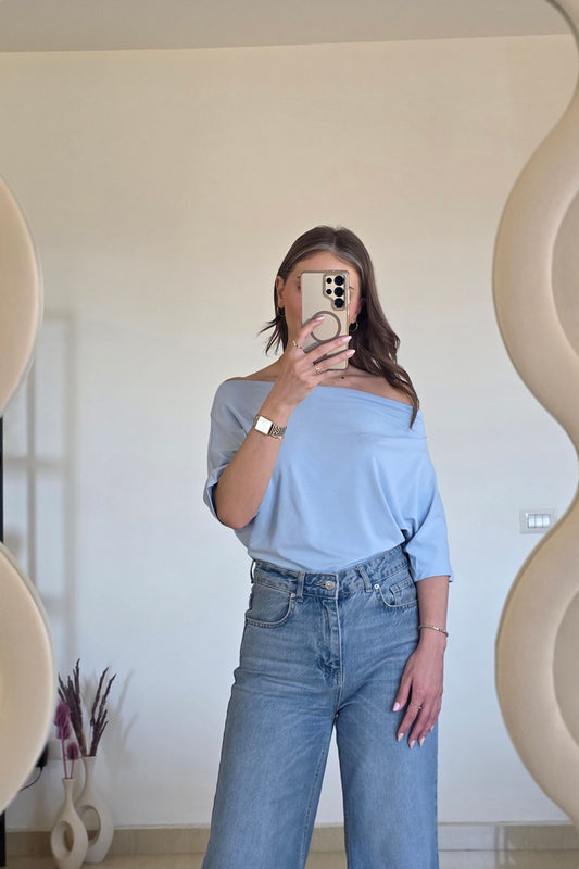 Solène Top – Sky Blue