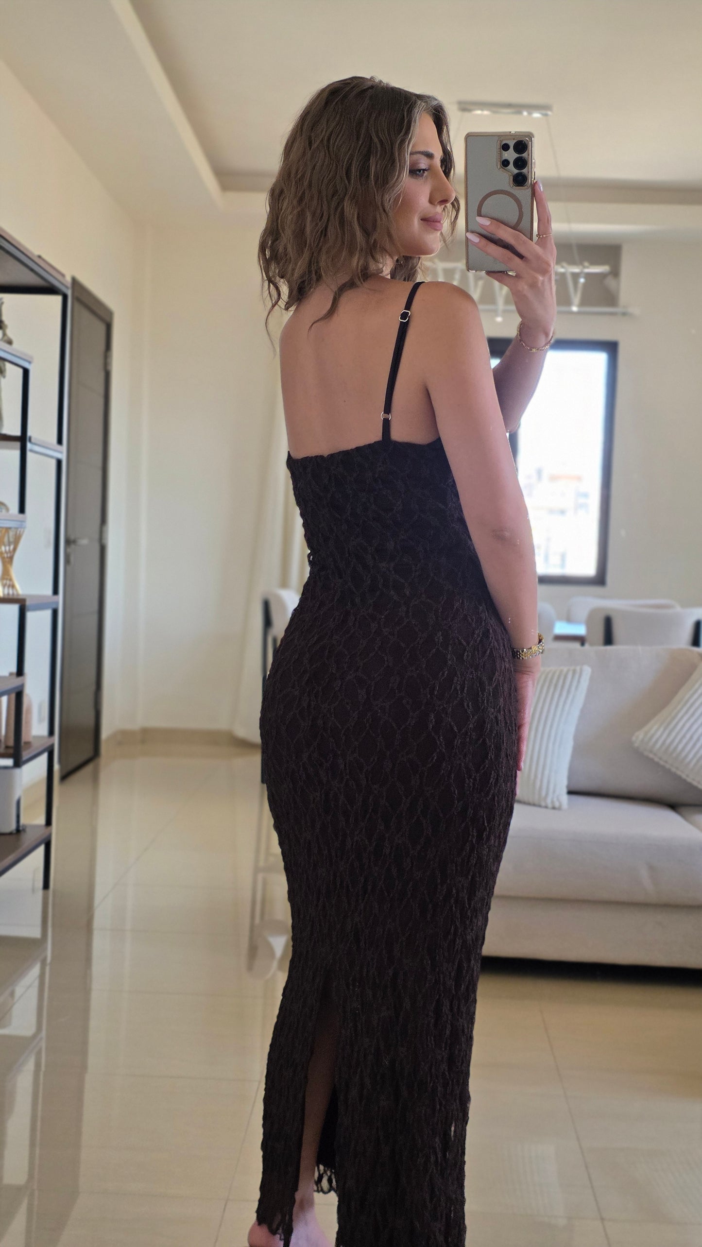 Carla Maxi Dress - Brown
