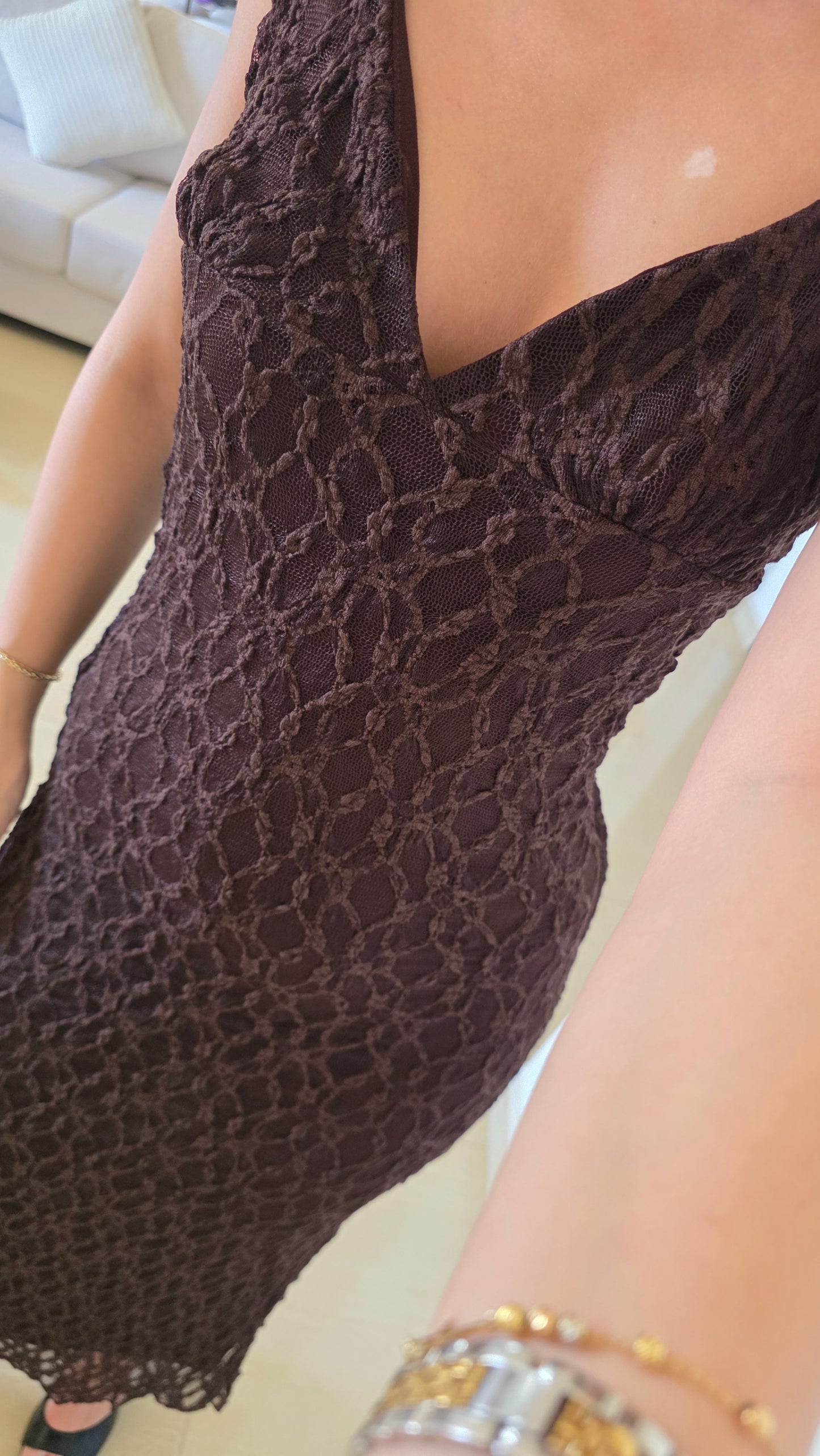 Carla Maxi Dress - Brown