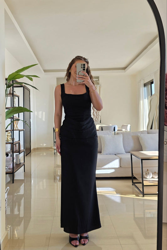 Grace Maxi Dress – Black