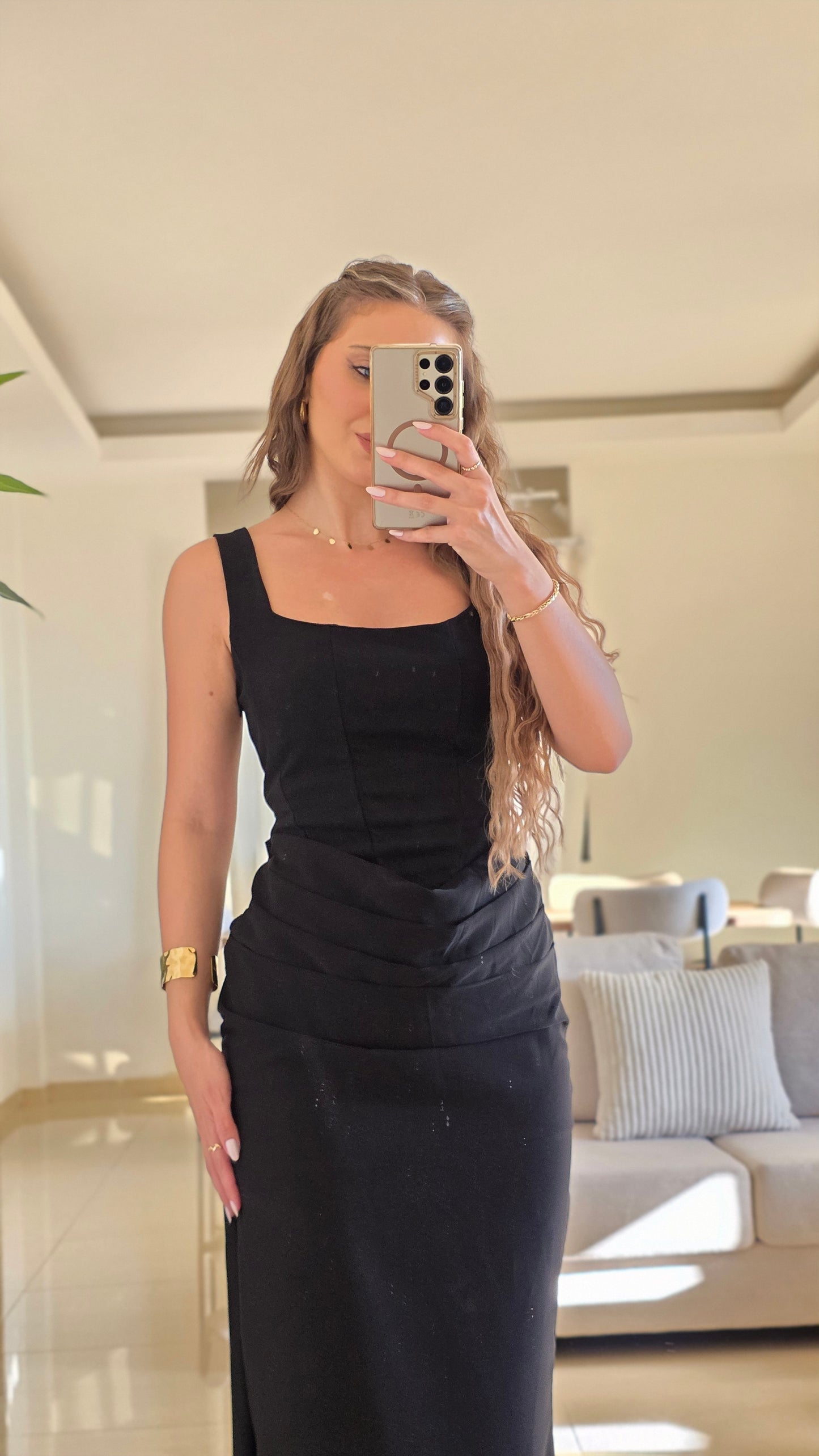 Grace Maxi Dress – Black