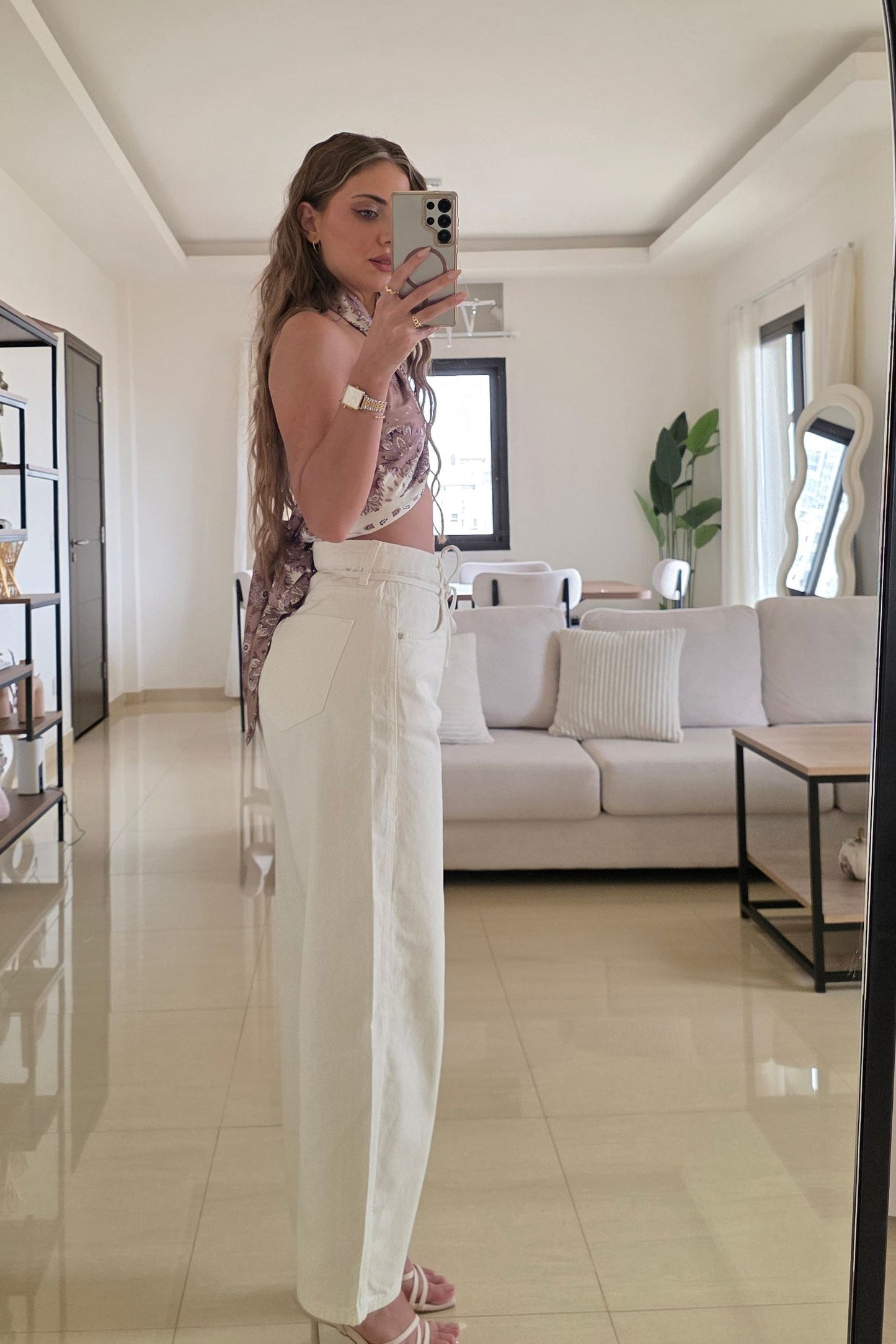 Mila Barrel-Cut Jeans