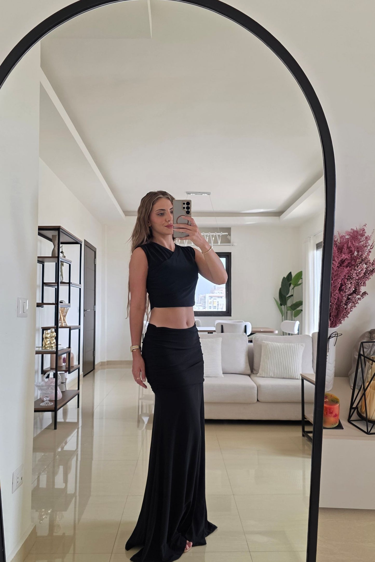 Daria Two-Piece Set – Black