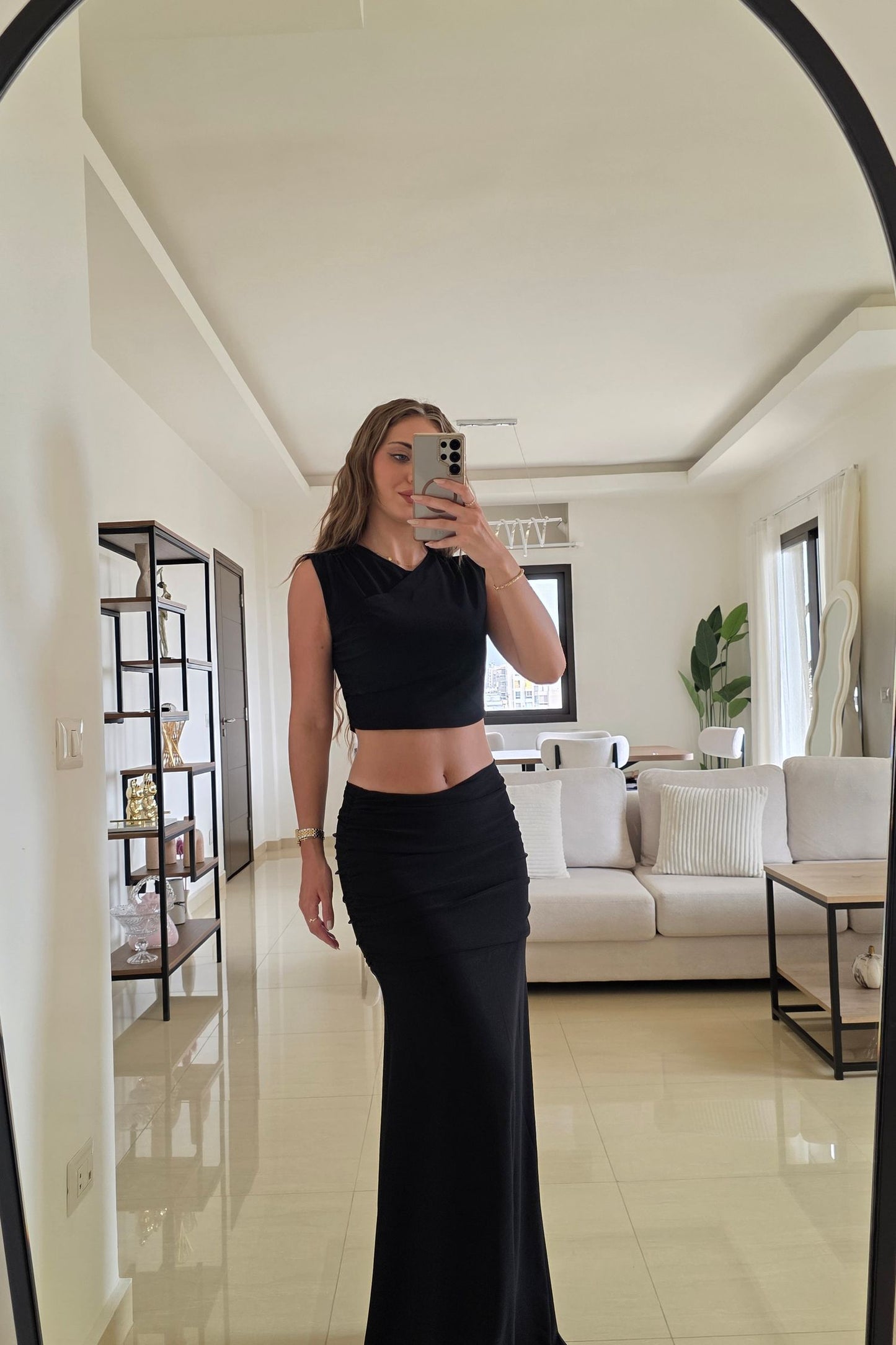 Daria Two-Piece Set – Black