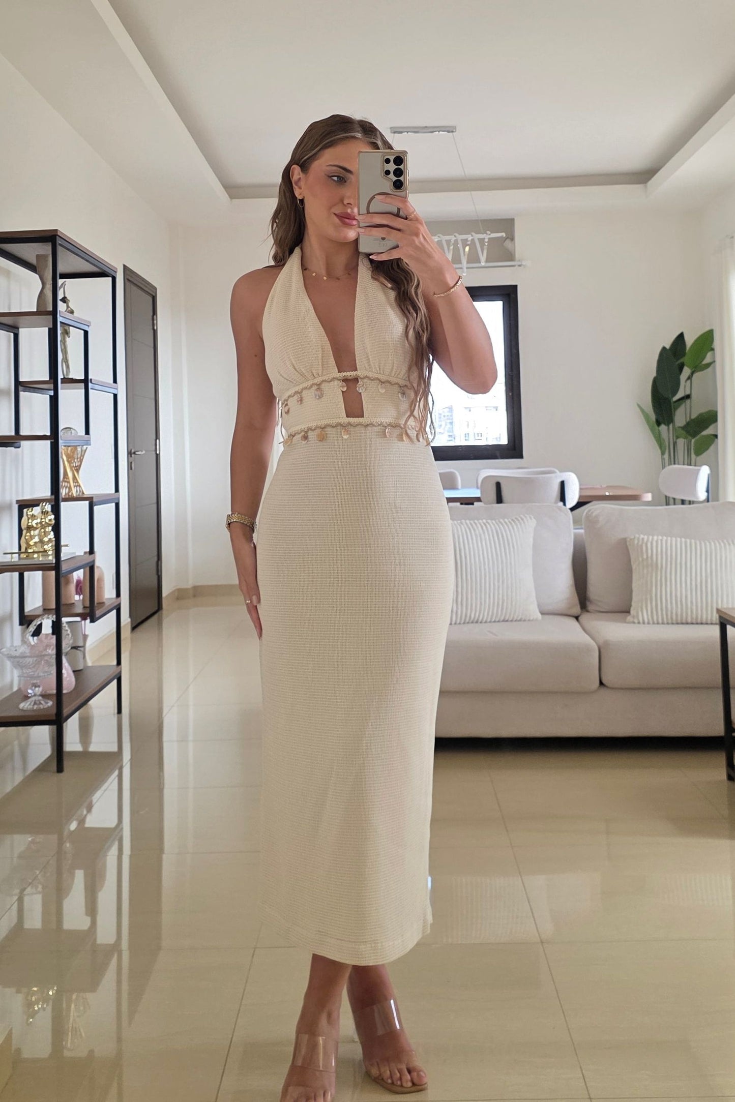 Cleo Crochet Maxi Dress
