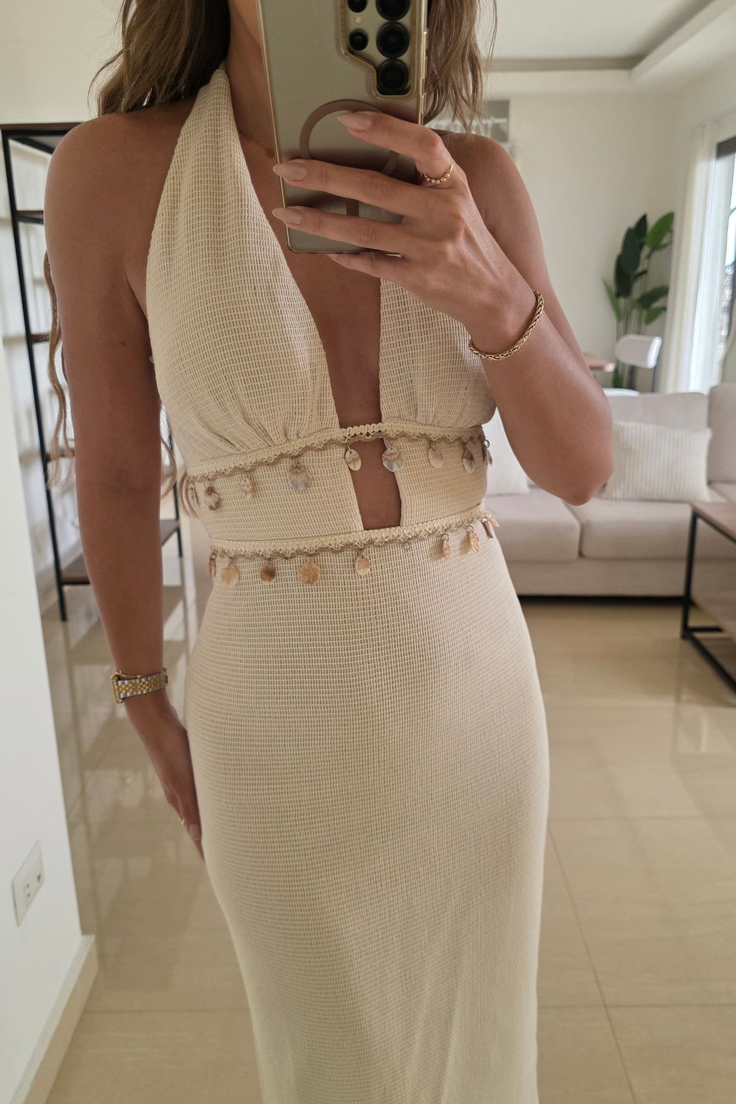 Cleo Crochet Maxi Dress