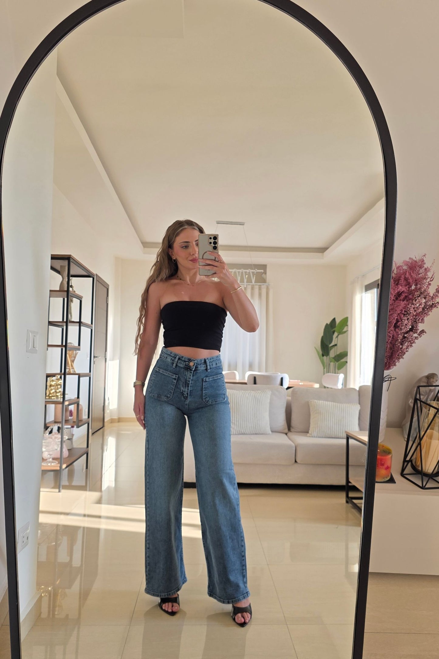 Elodie Straight-Leg Jeans