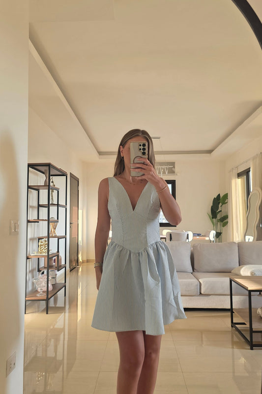 Colette Striped Mini Dress