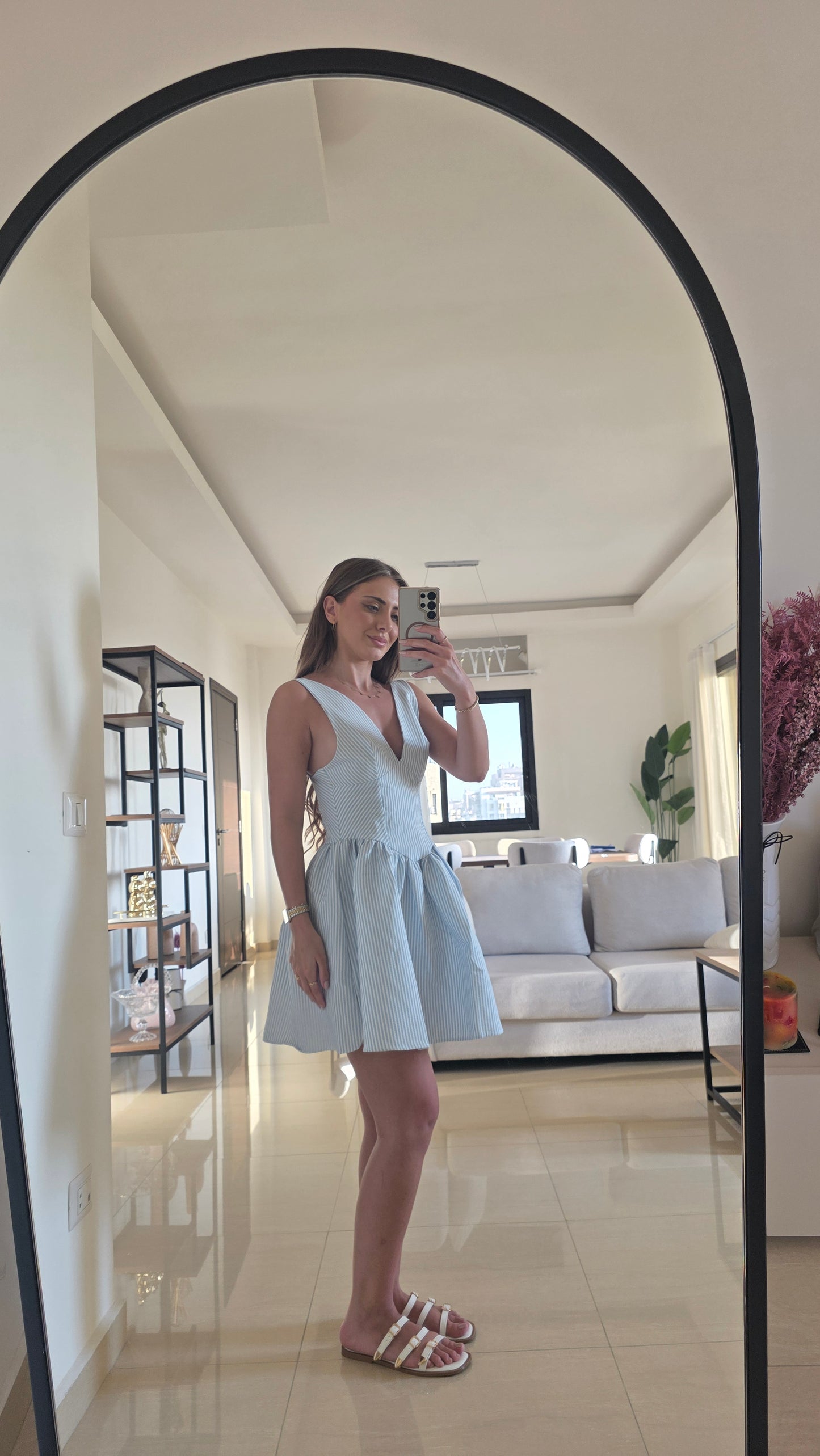 Colette Striped Mini Dress