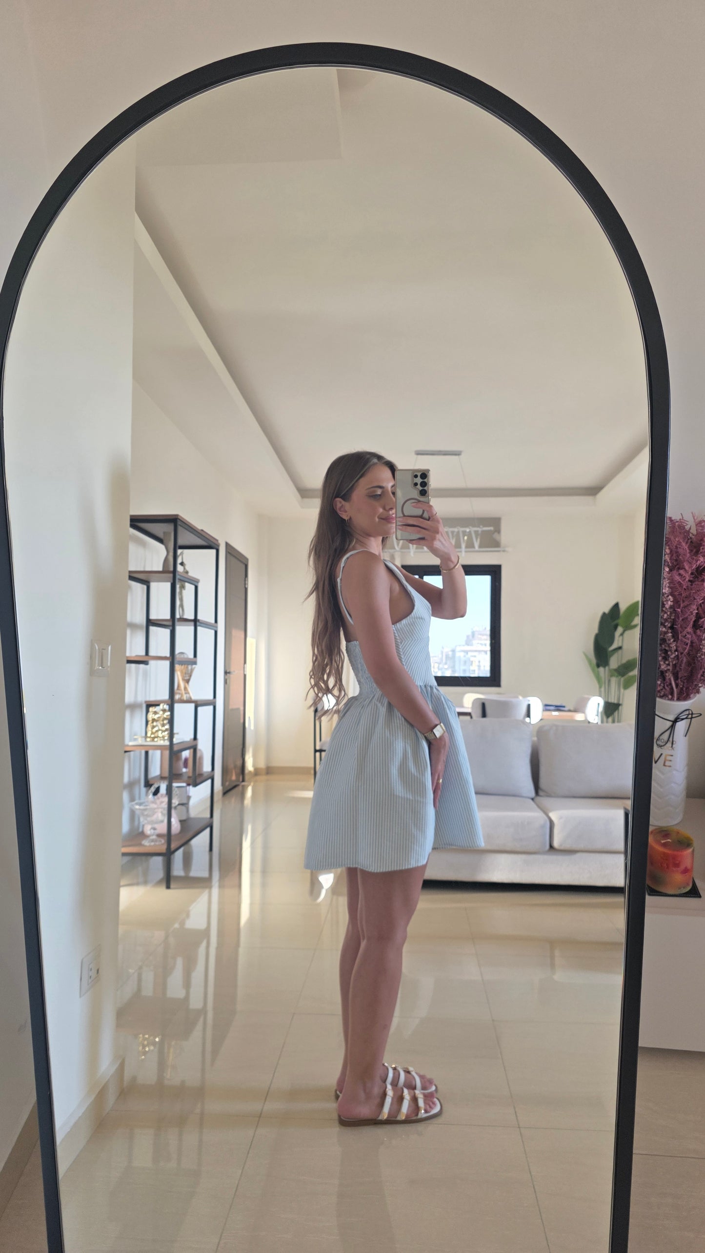 Colette Striped Mini Dress