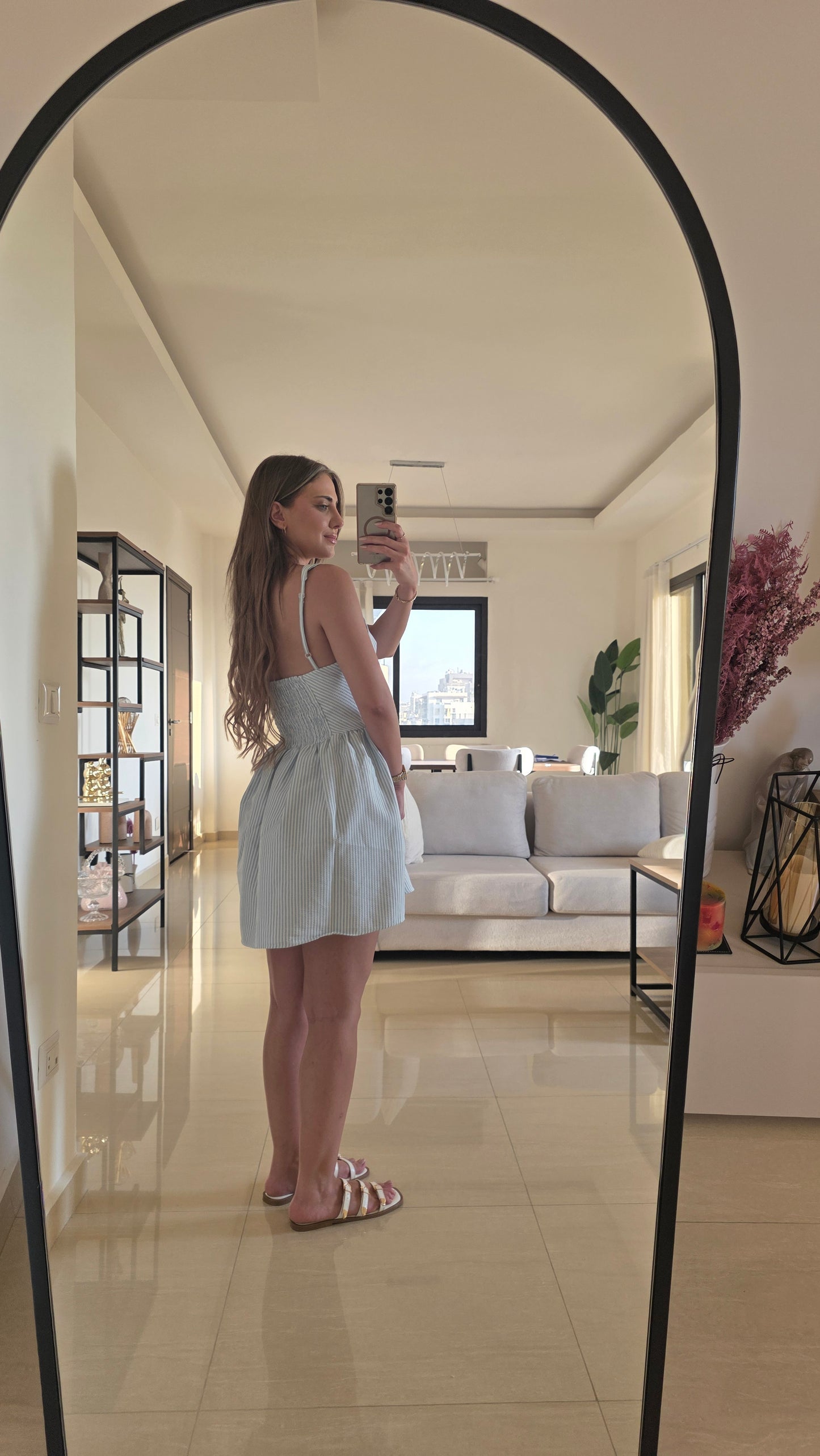 Colette Striped Mini Dress