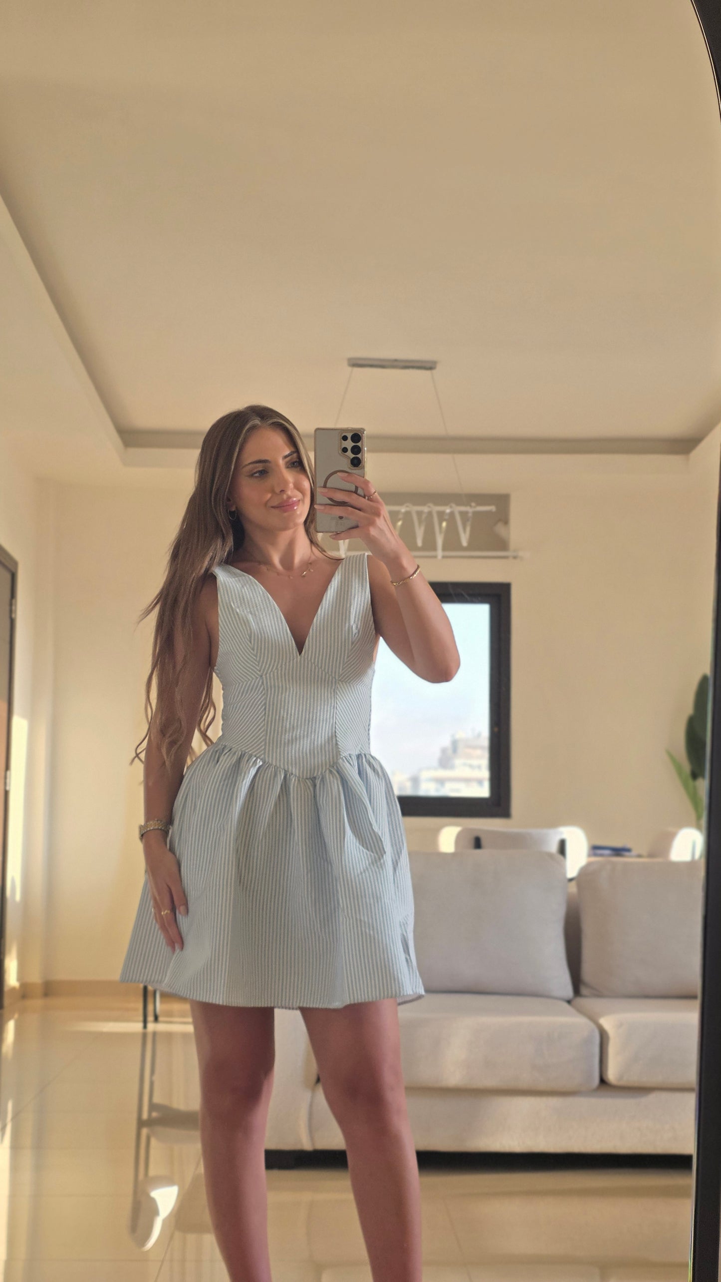 Colette Striped Mini Dress