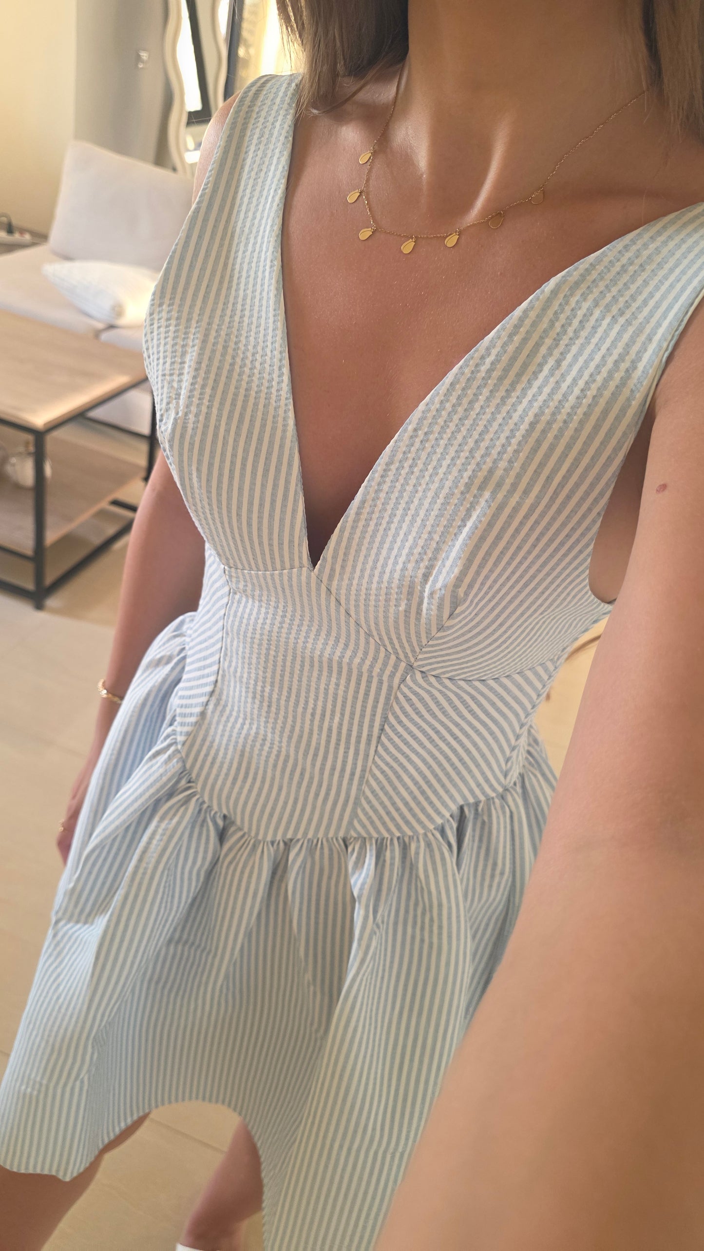 Colette Striped Mini Dress
