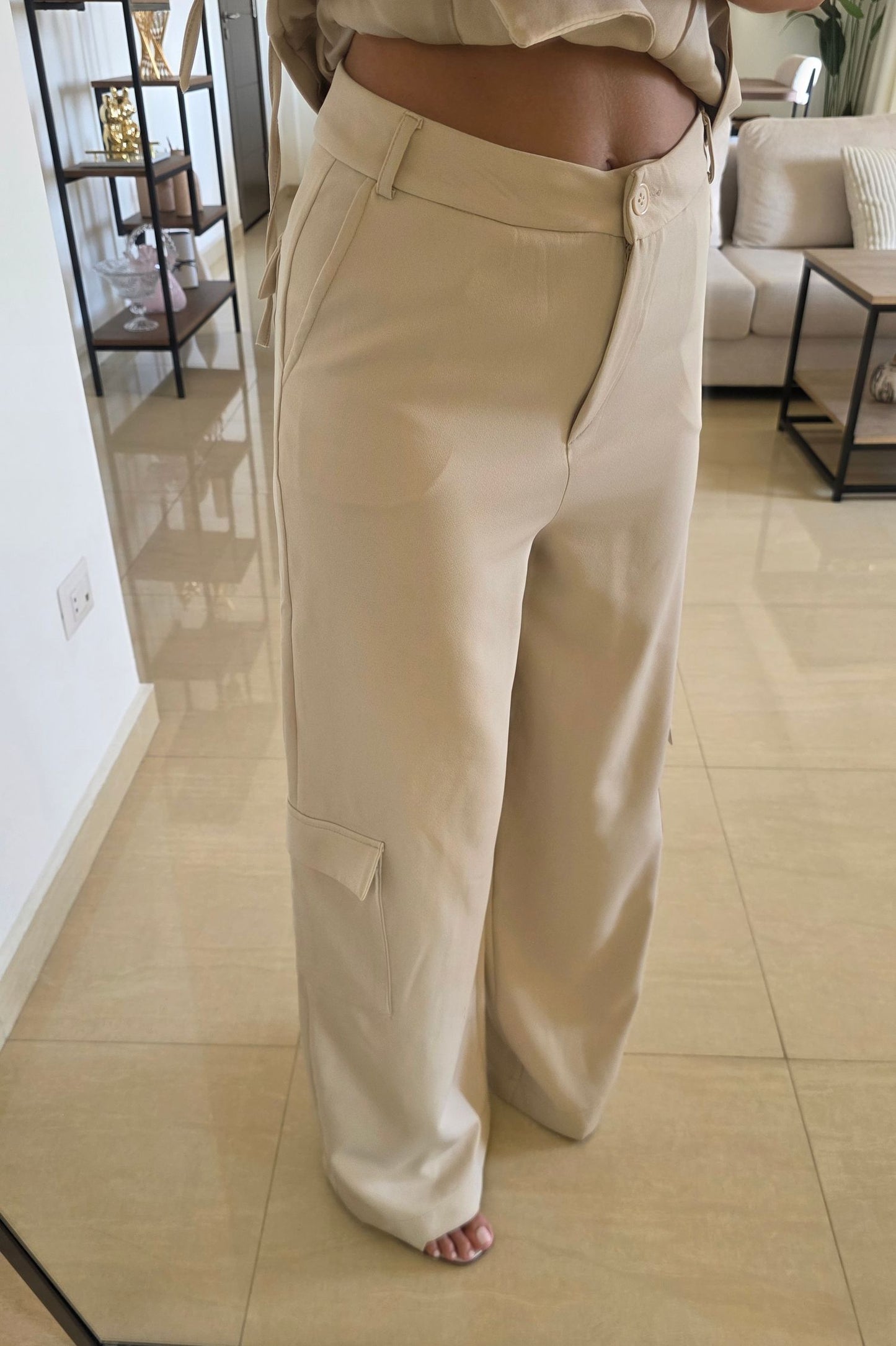 Julia Two-Piece Set – Beige