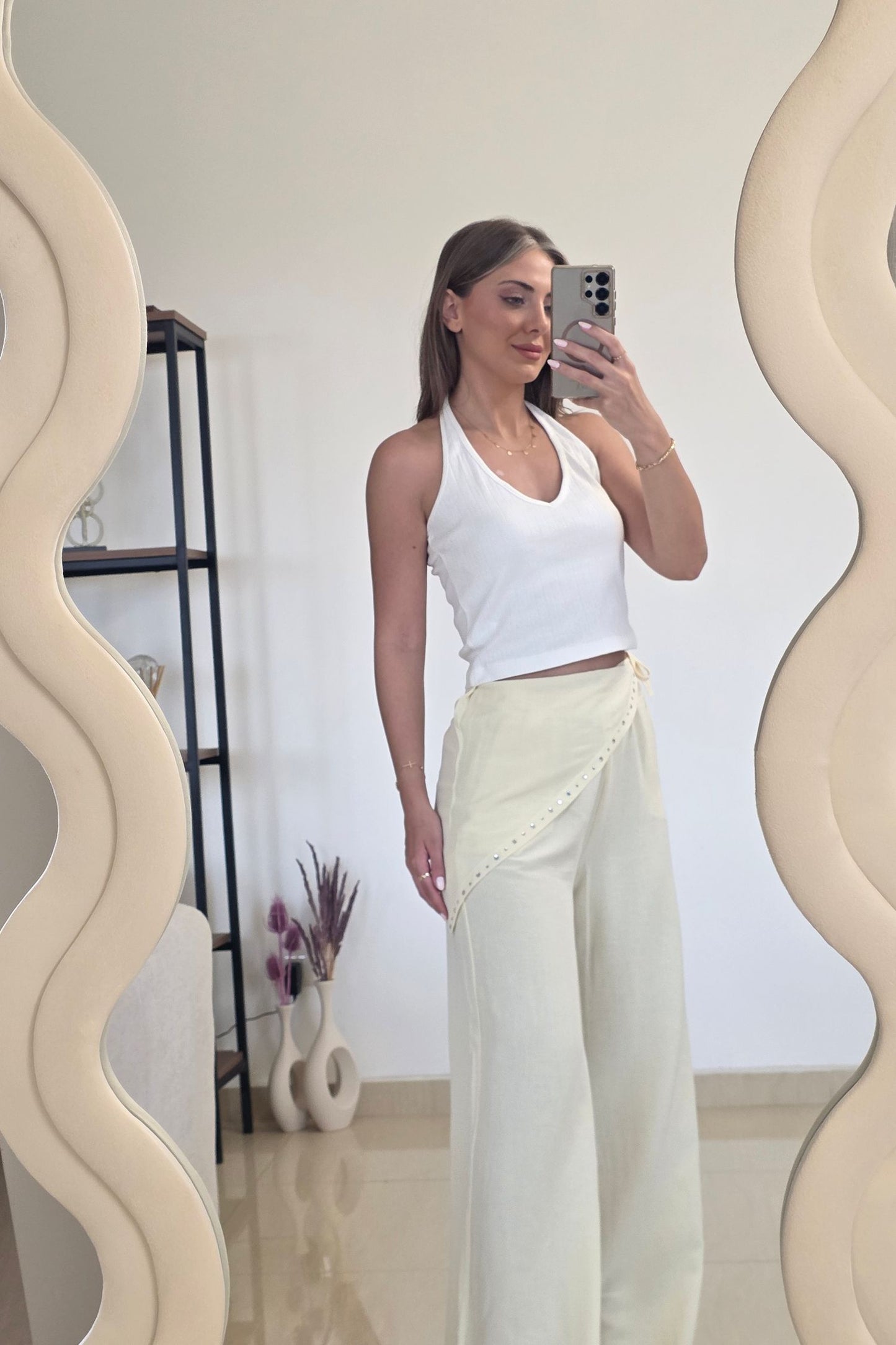 Rachel Wrap Linen Pants – Butter Yellow
