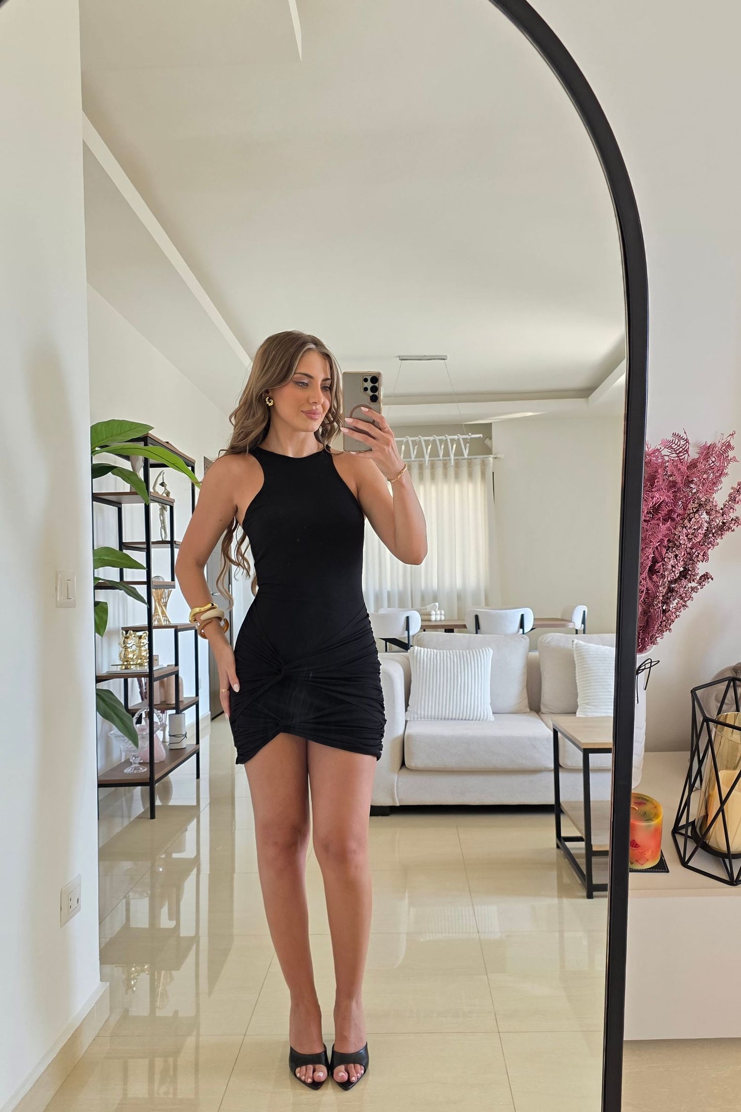 Bella Mini Dress - Black