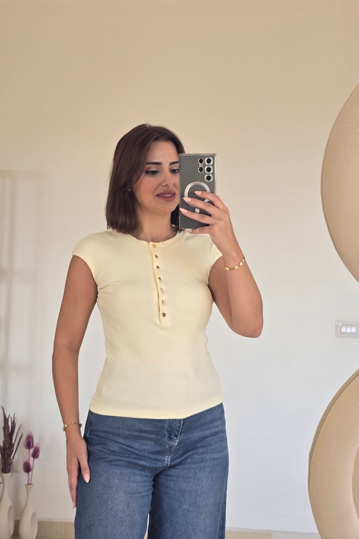 Gia Top – Butter Yellow
