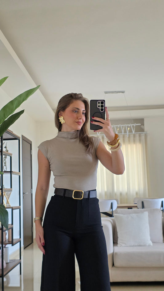 Yasmine Cap Sleeve Knit Top