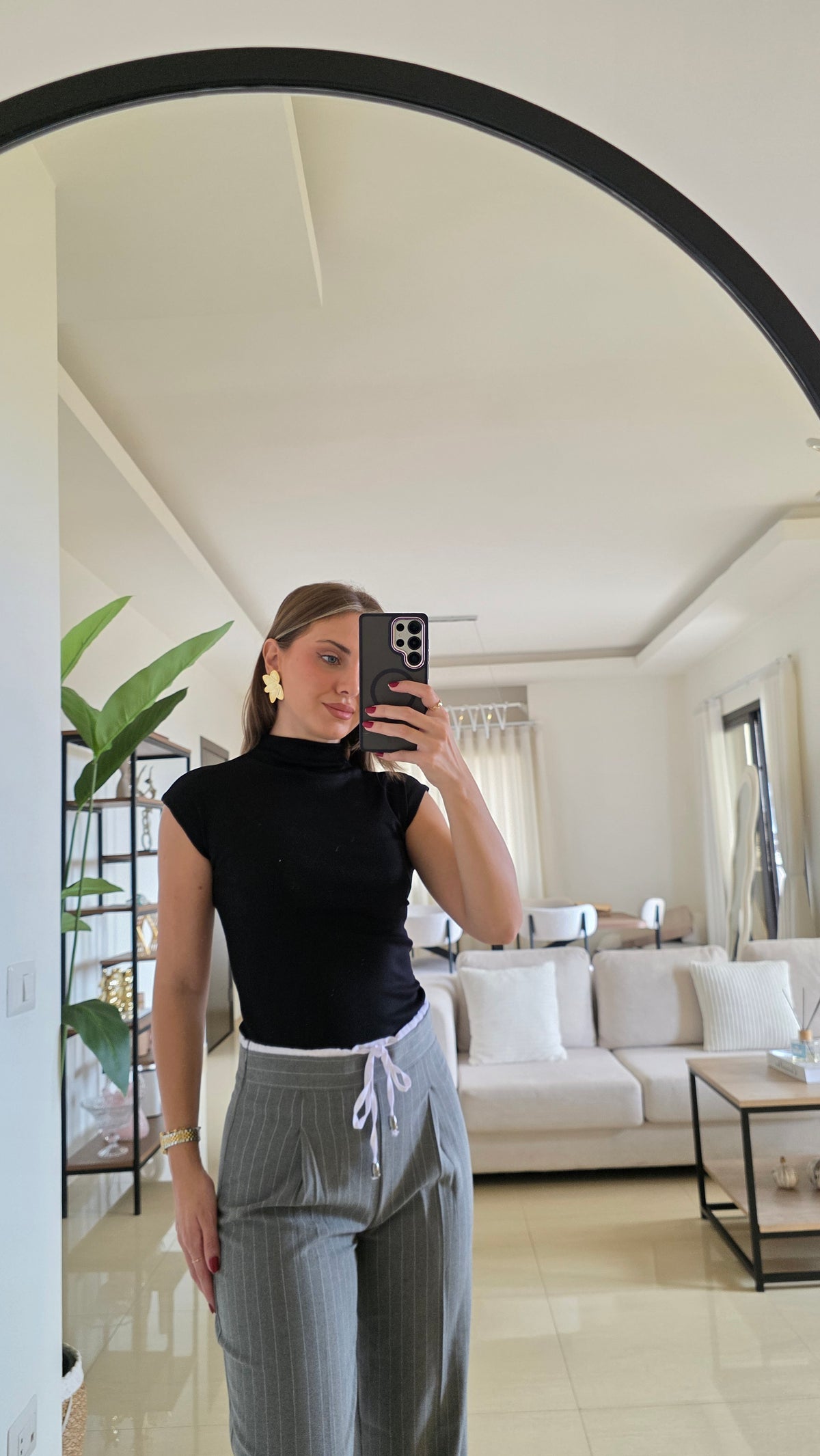 Yasmine Cap Sleeve Knit Top