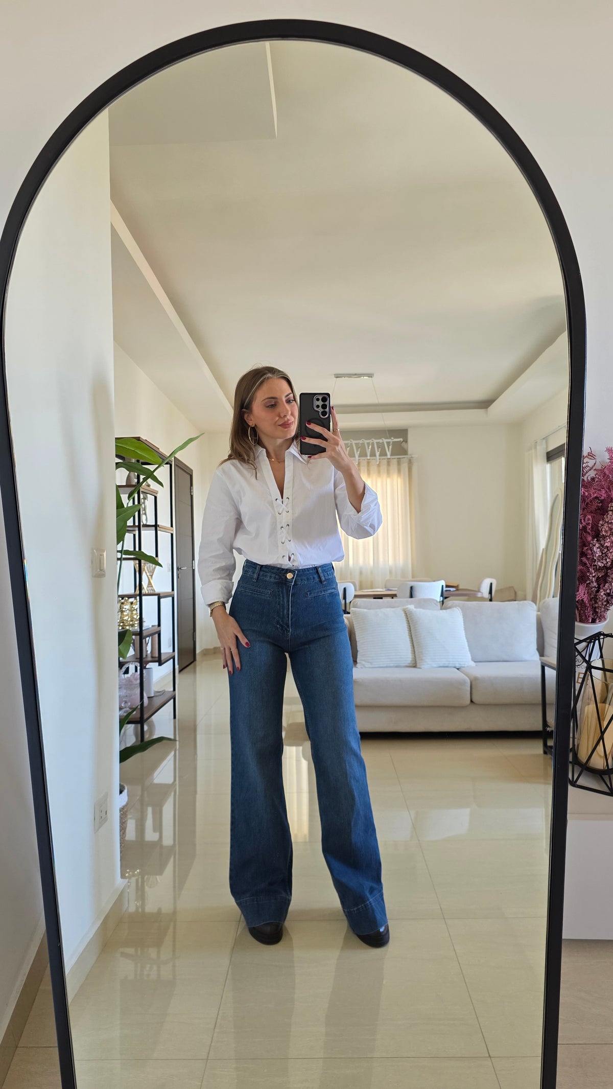 Valentina Flared Jeans - Blue