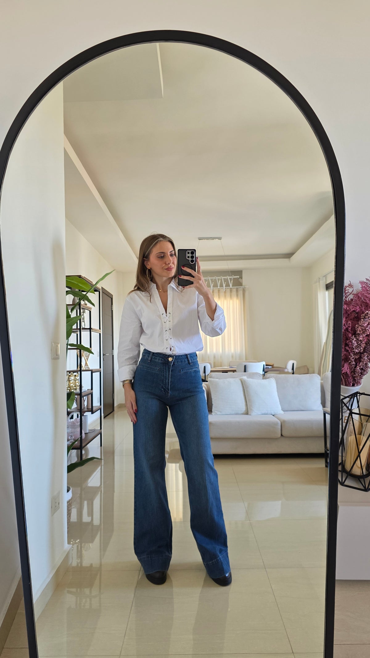 Valentina Flared Jeans - Blue