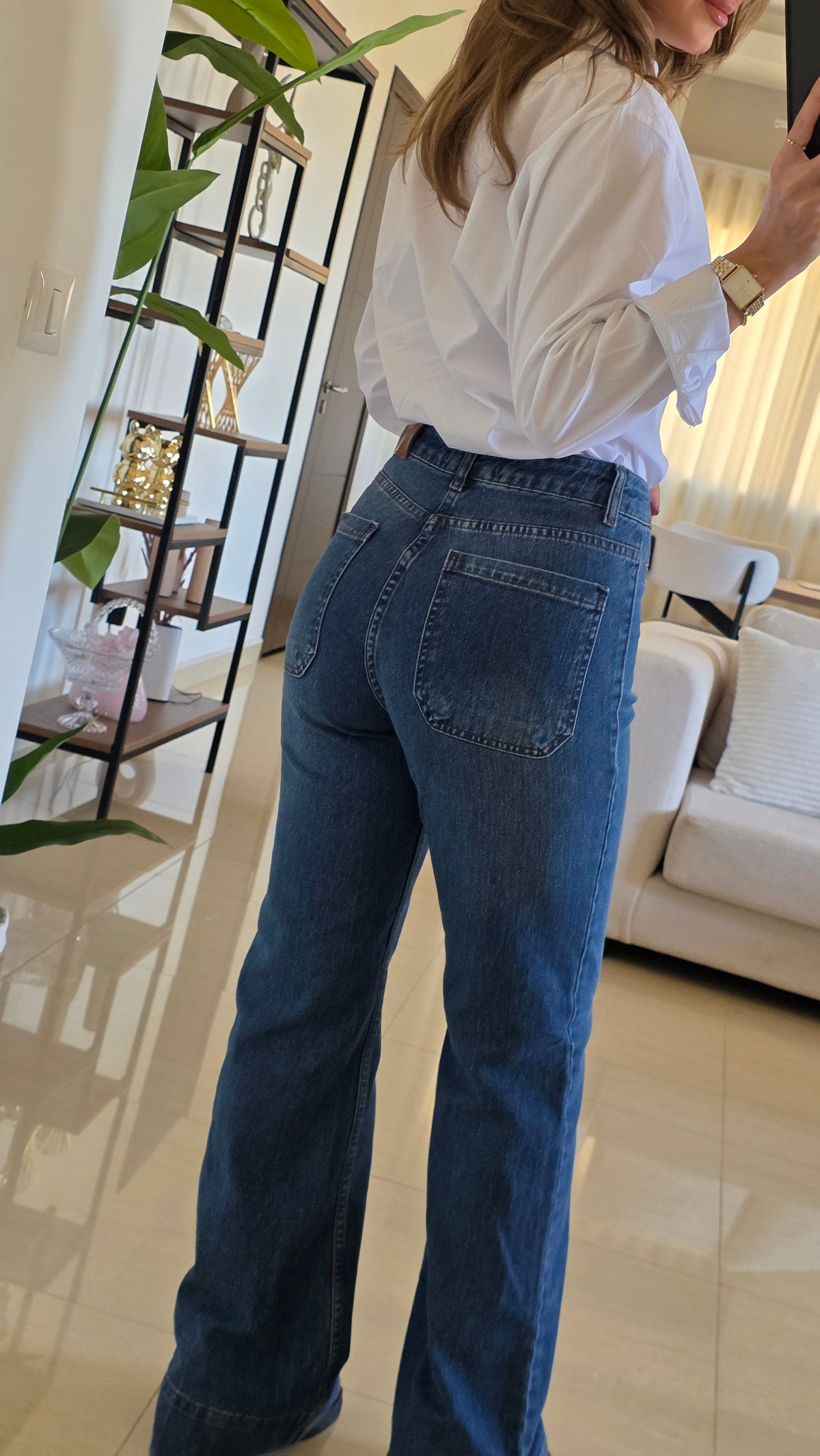 Valentina Flared Jeans - Blue