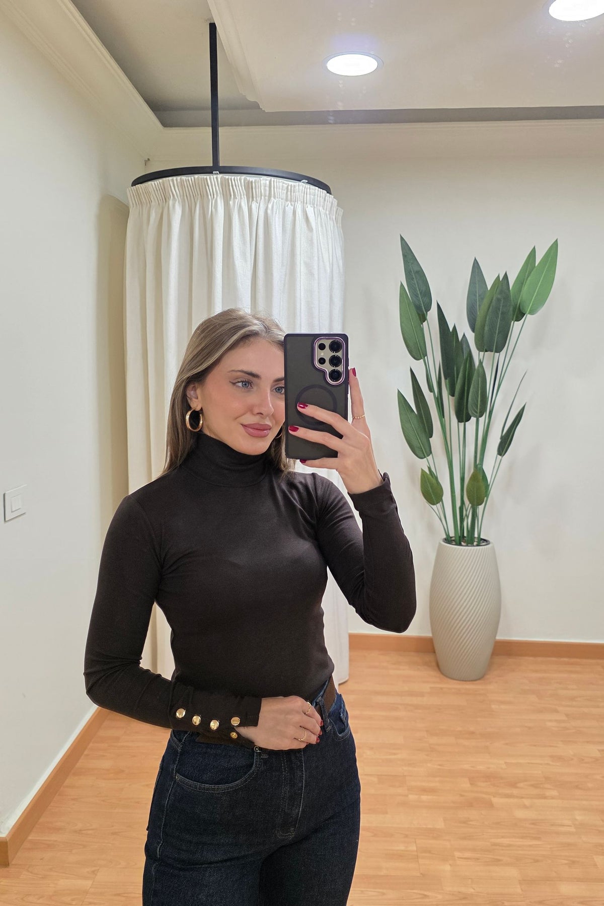 Mirabel Turtleneck Long Sleeve Top