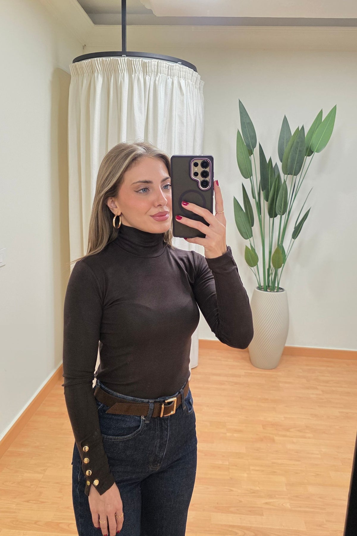 Mirabel Turtleneck Long Sleeve Top