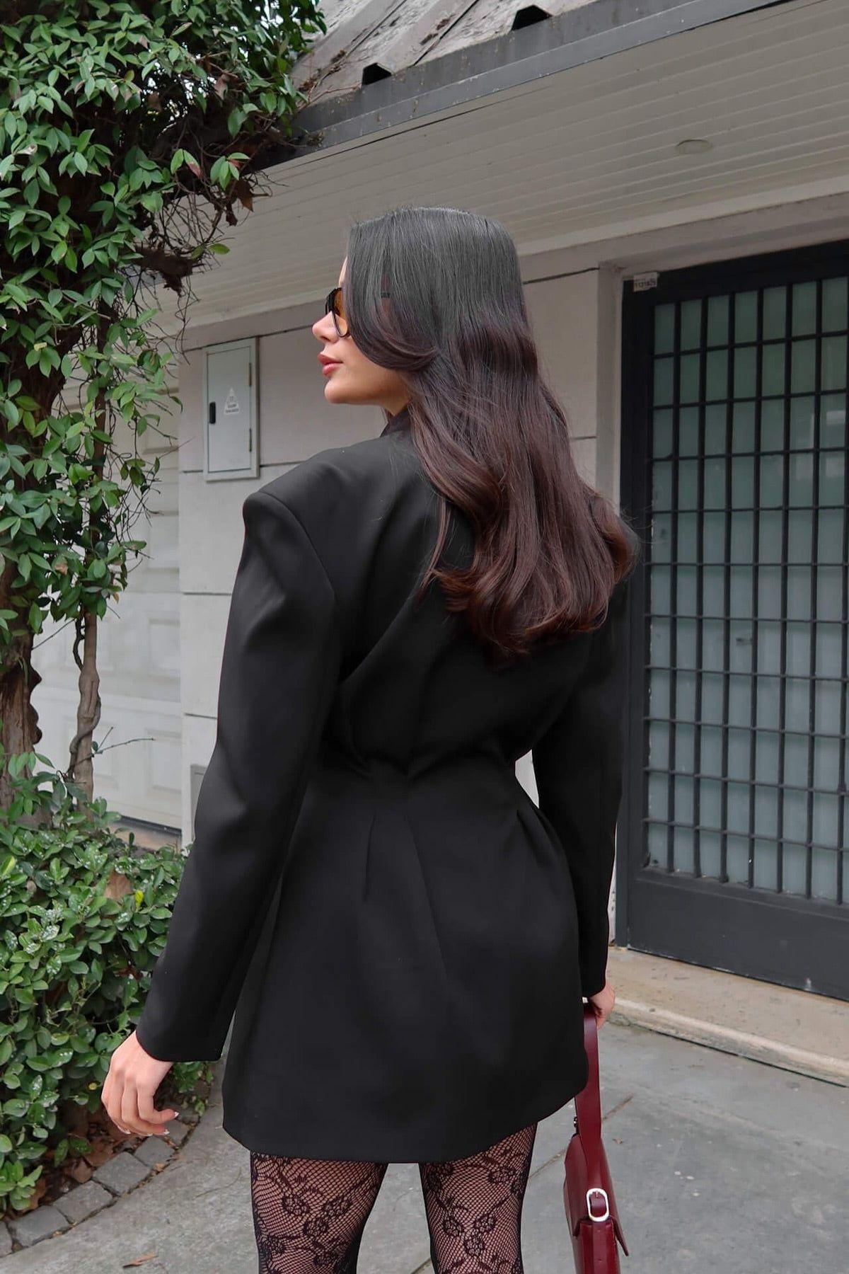 Black Set - Blazer and Skirt