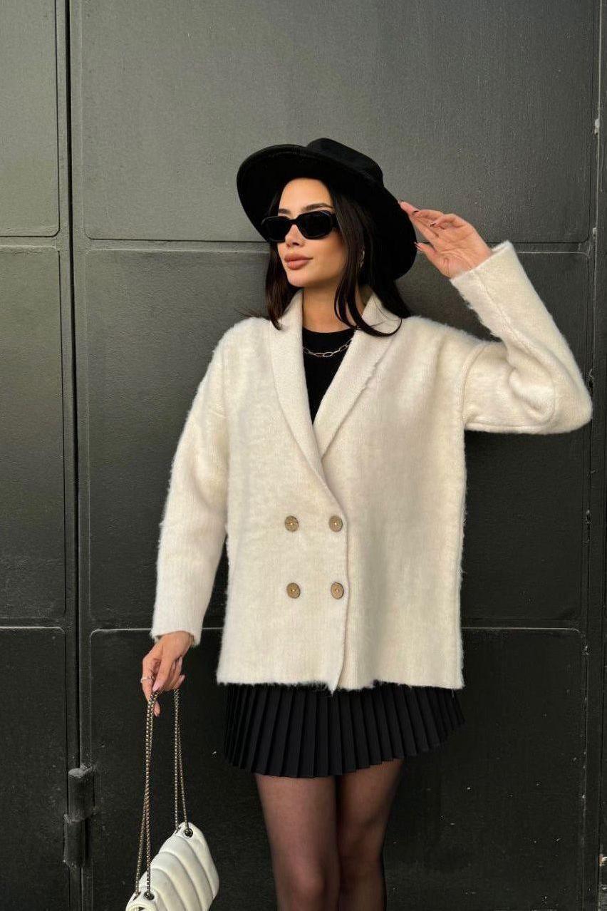 White Cardigan