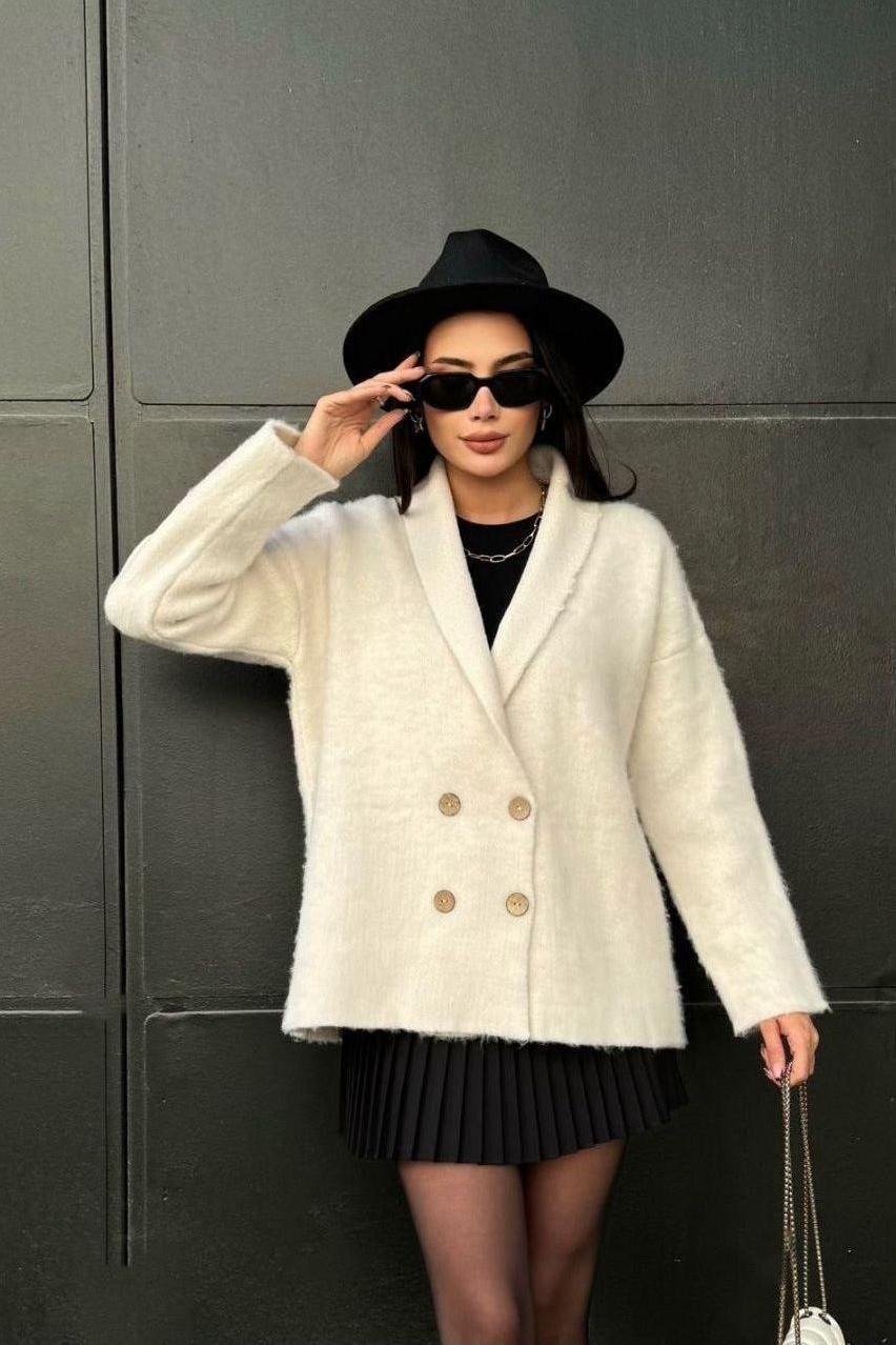 White Cardigan