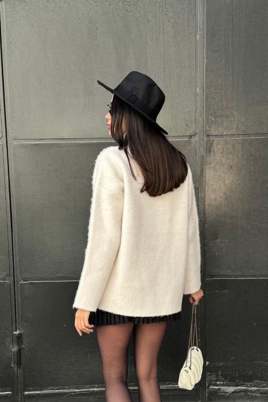 White Cardigan
