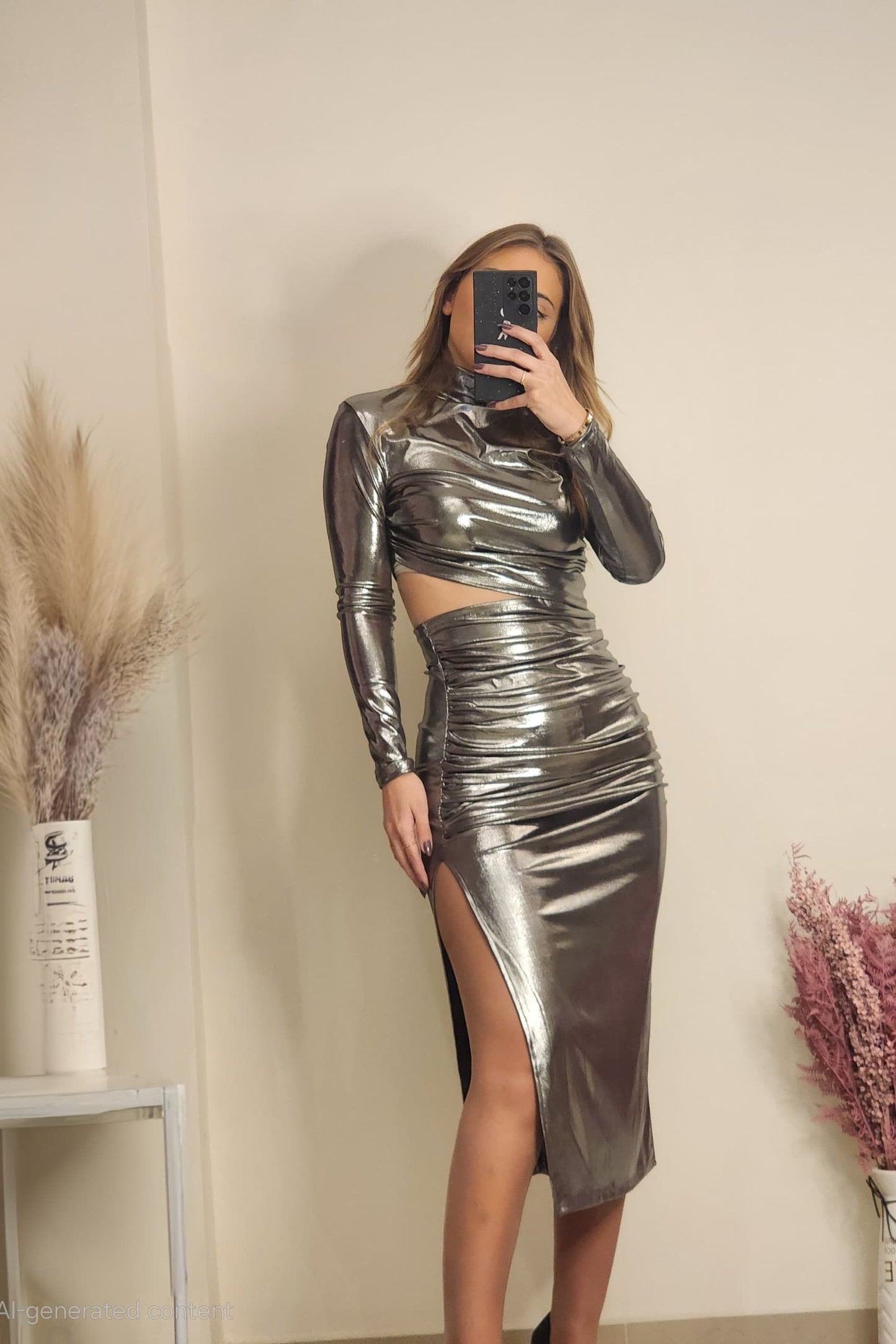 Metallic Dress