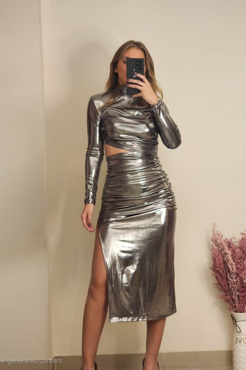 Metallic Dress