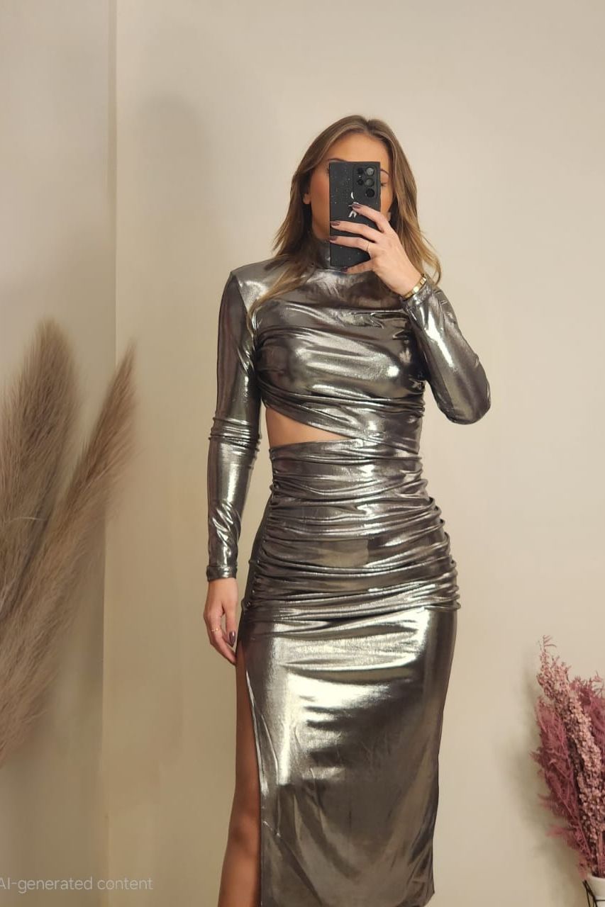 Metallic Dress