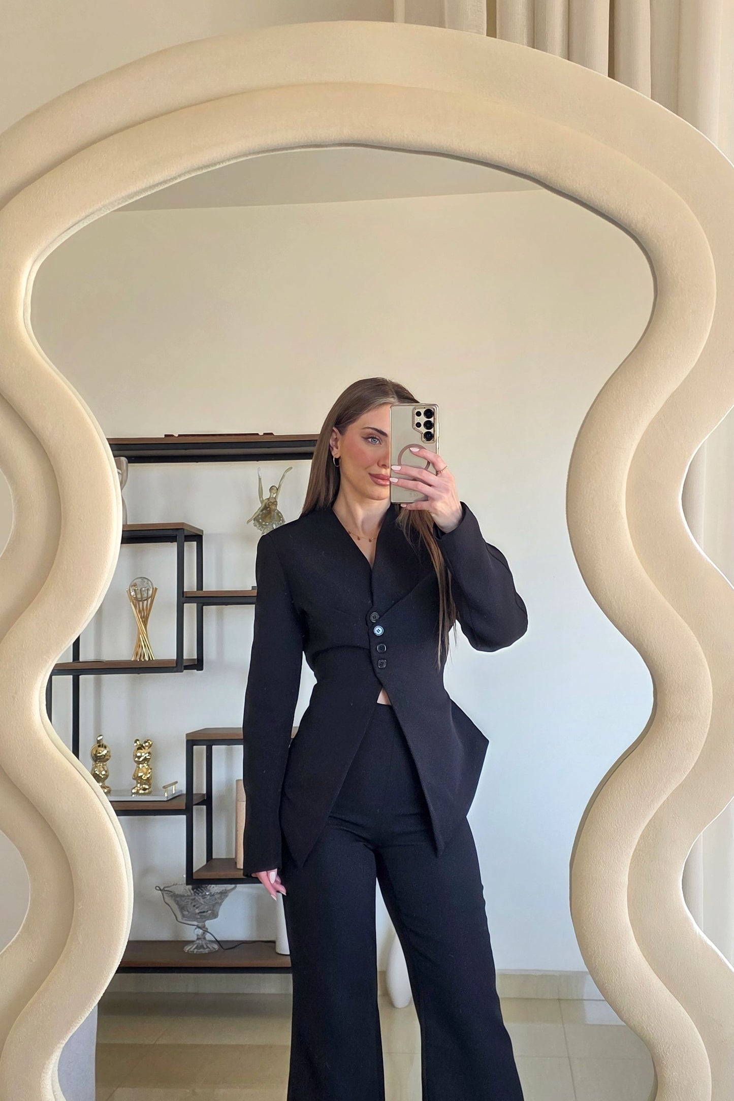 Mira Tailored Suit – Black